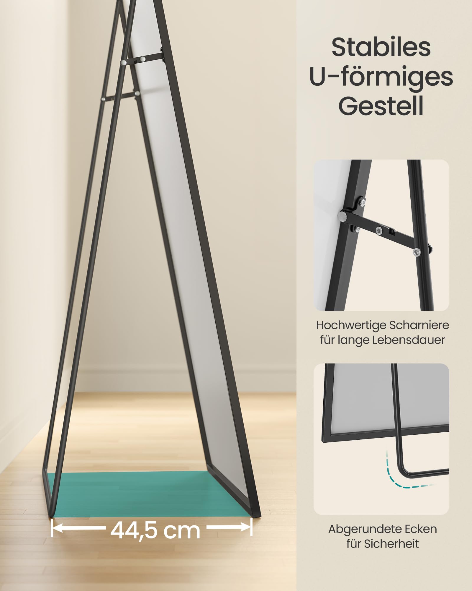 songmics-ganzk-rperspiegel-gew-lbt-218-x-102-cm-hartglas-schwarz image 3