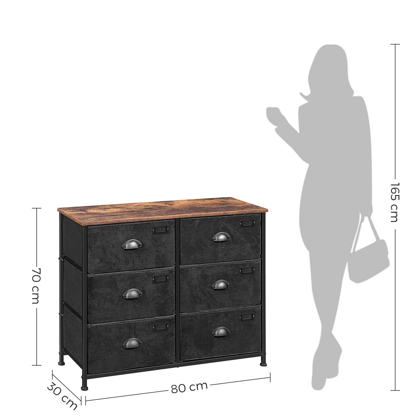 songmics-kommode-lvt23hv1-6-schubladen-stoff-rustikales-braun-schwarz image 7