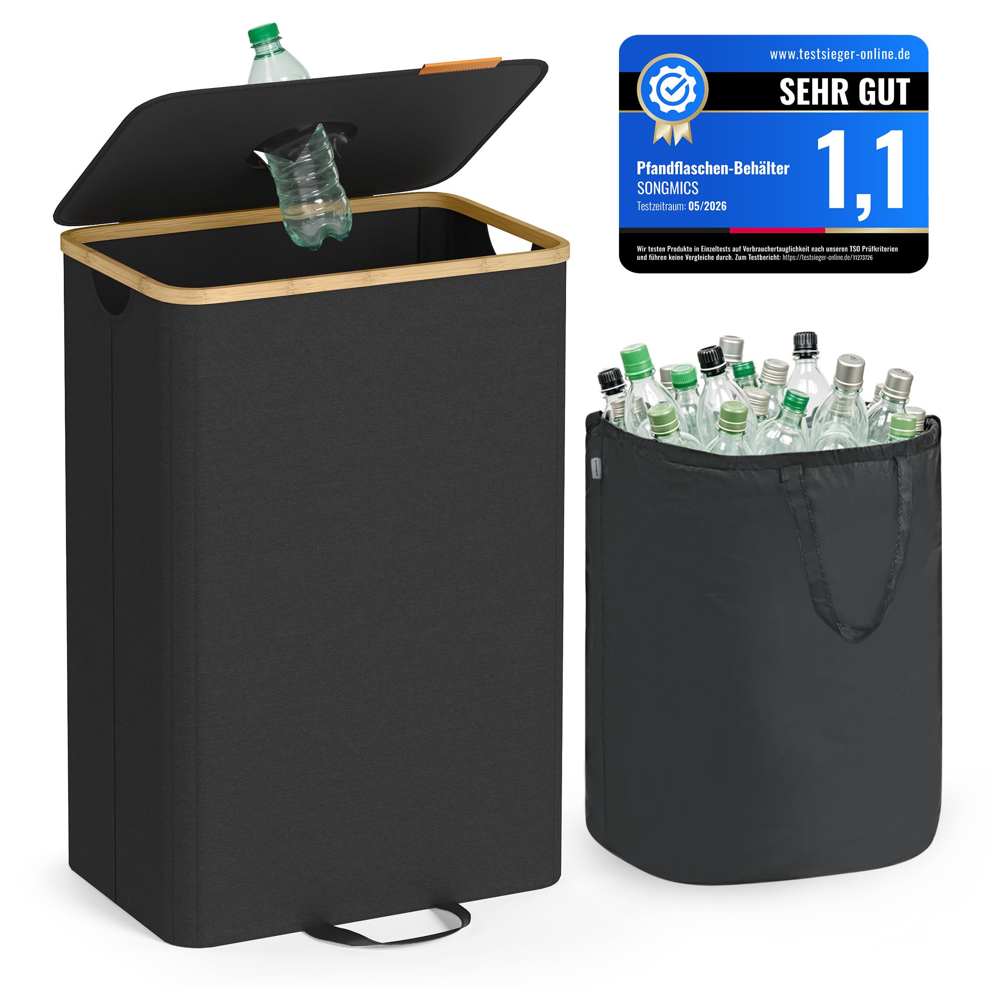 songmics-pfandflaschen-sammelbeh-lter-95-liter-flaschensammler-leergut image 1