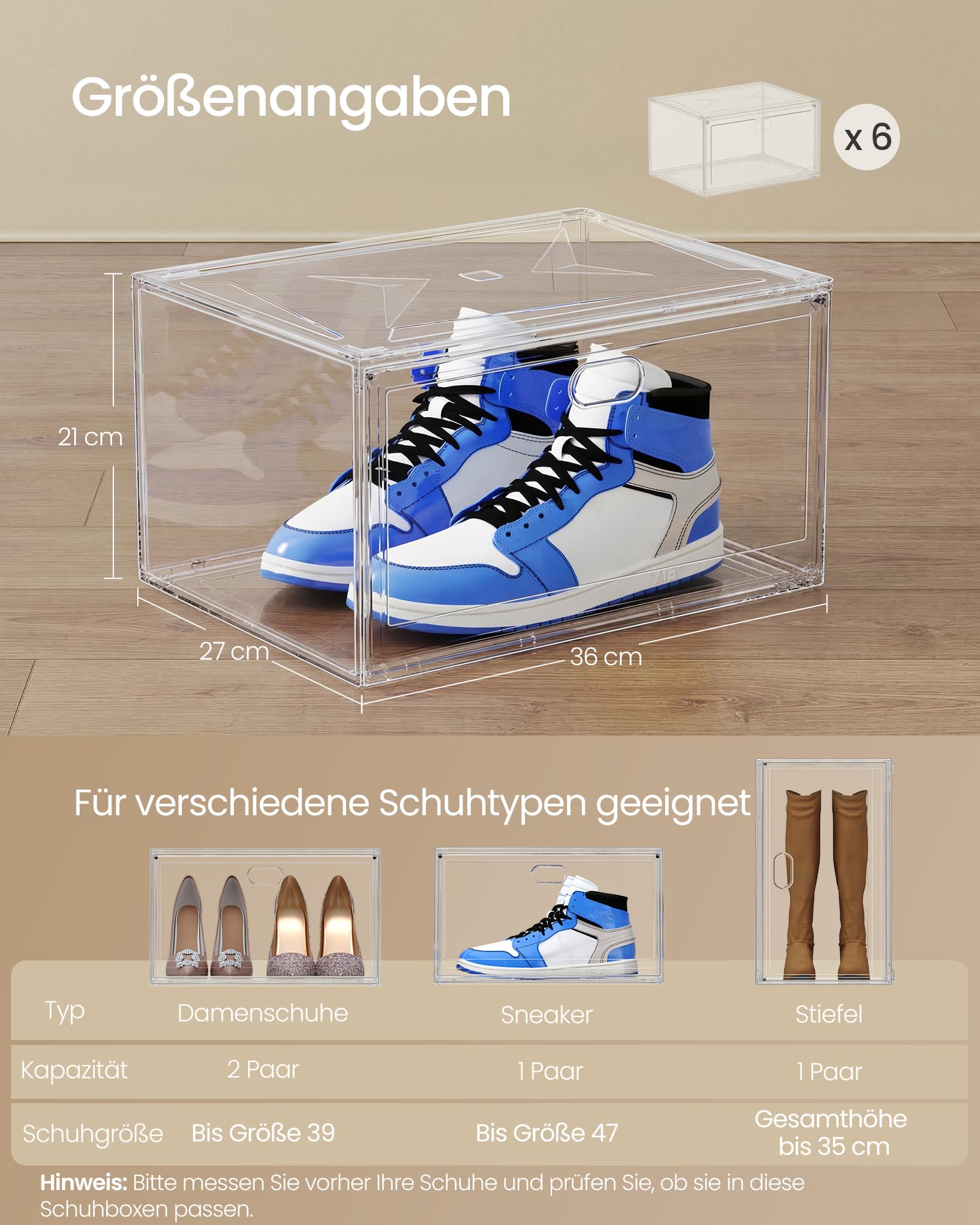 songmics-schuhboxen-stapelbar-6er-set-mit-magnett-r-transparent image 4
