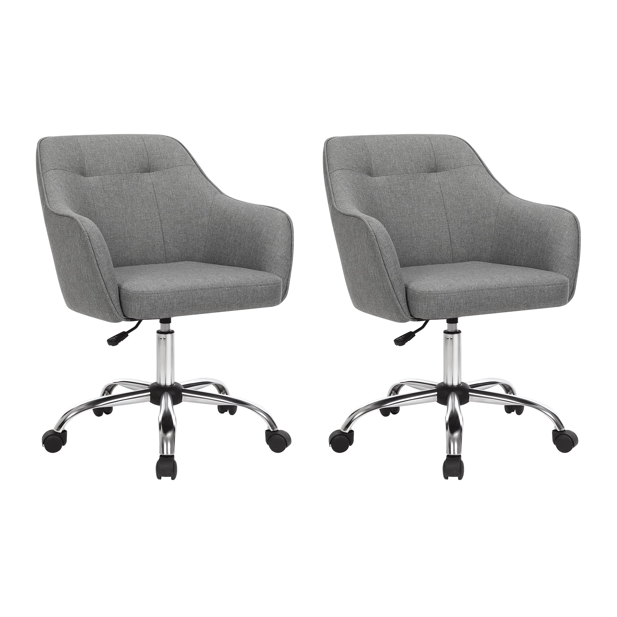 songmics-homeoffice-stuhl-2er-set-drehbar-grau image 1