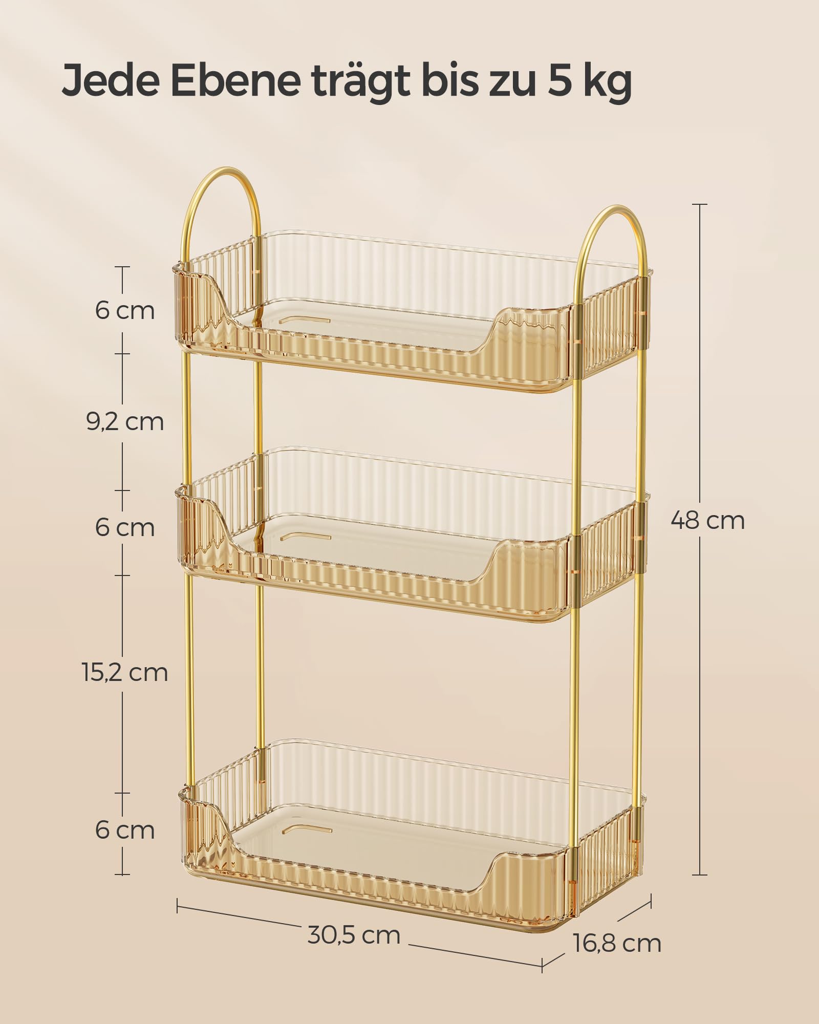 songmics-jka013a01-make-up-organizer-3-ebenen-champagnergold image 5