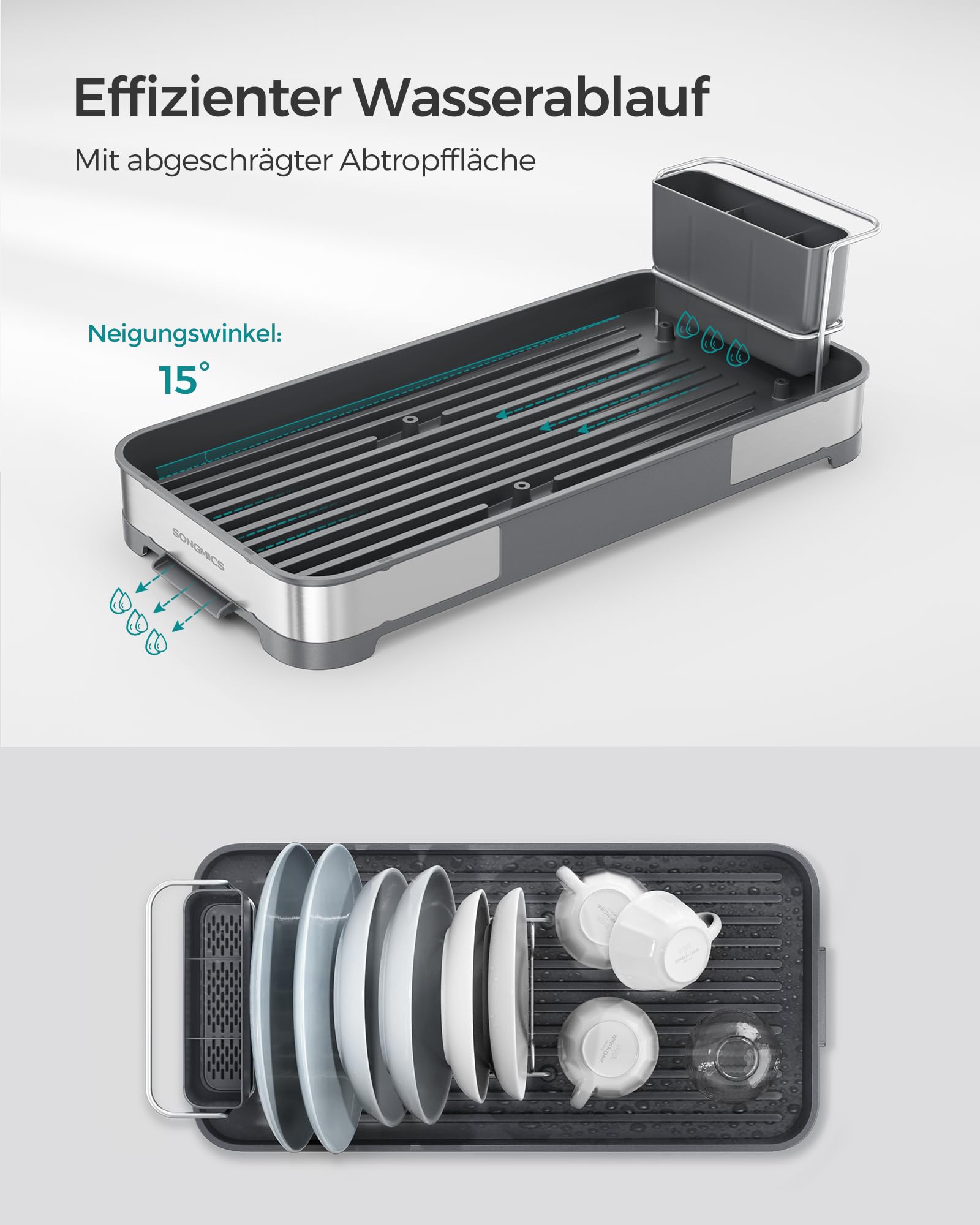 songmics-kcs034g01-abtropfgestell-klein-edelstahl-silbern-grau image 8