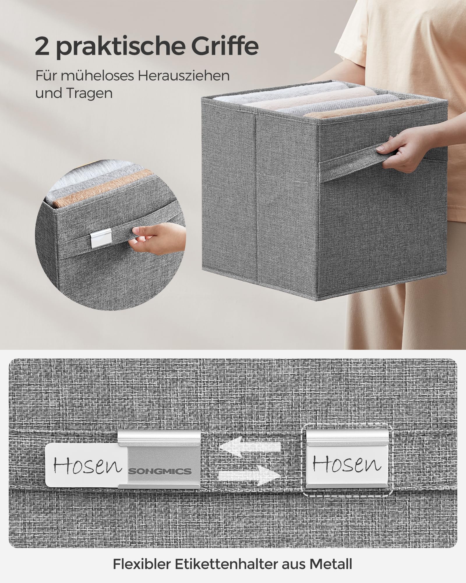 songmics-aufbewahrungsbox-4er-set-30x30x30-cm-taubengrau-rob230g04 image 4