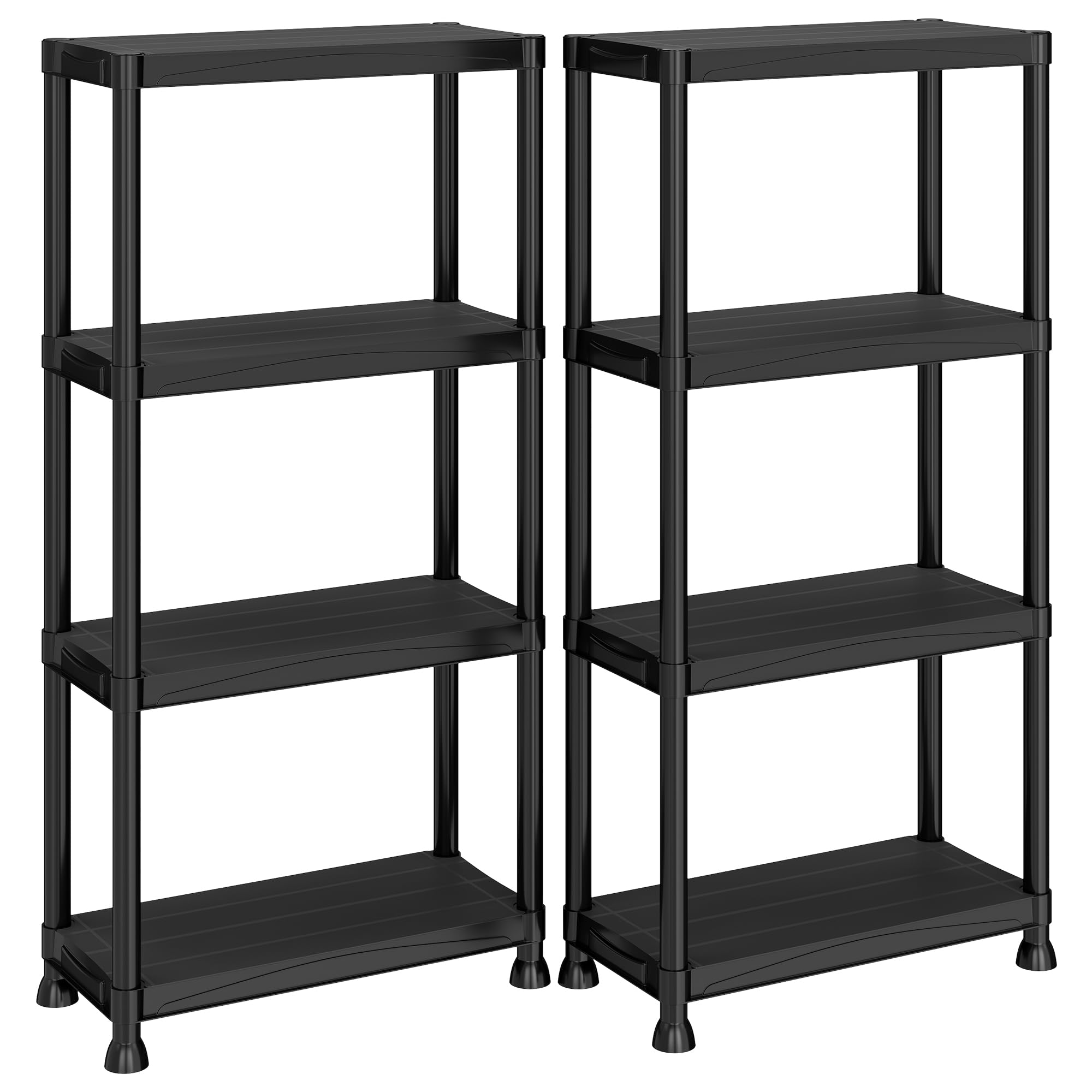 songmics-kellerregal-4-ebenen-60-x-30-x-133-5-cm-kunststoff-bis-80-kg image 8