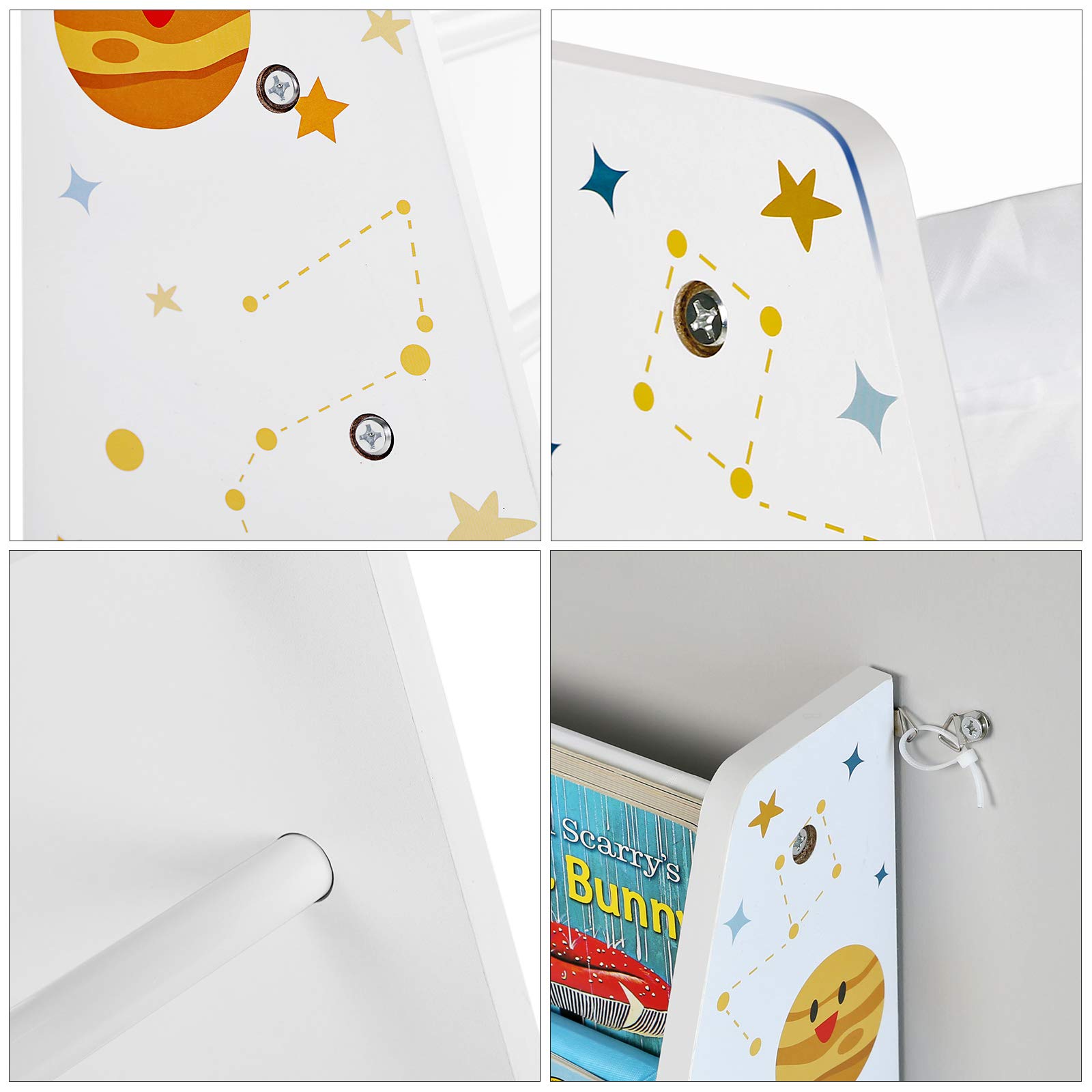 songmics-kinder-b-cherregal-gkr72wt-weltraum-wei-62-5-x-28-x-60-cm image 5