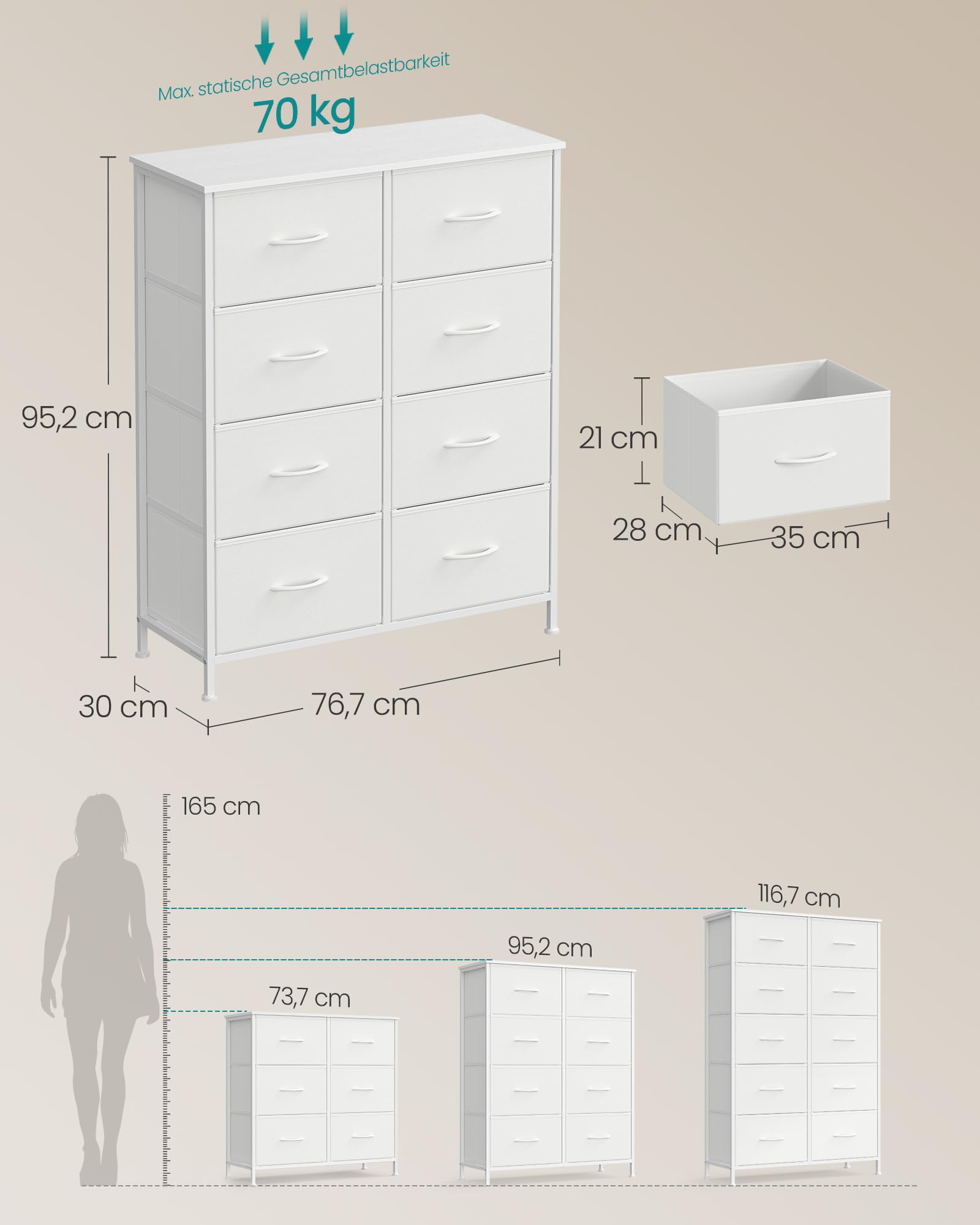 songmics-bellah-kommode-lgs124wh01-8-schubladen-stahl-wolkenwei image 2