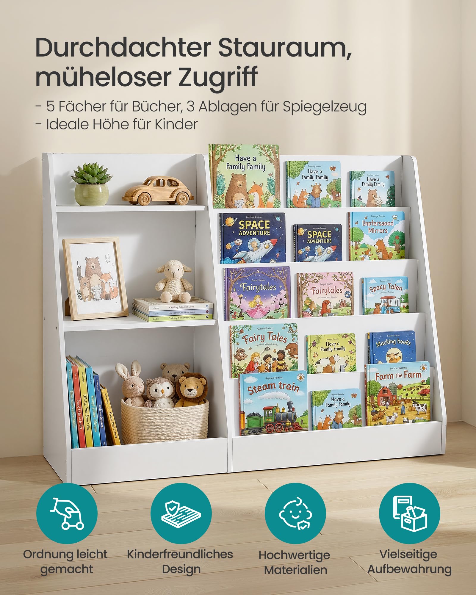 songmics-kinder-b-cherregal-custos-5-ebenen-103-6x30x80-cm-wei image 4