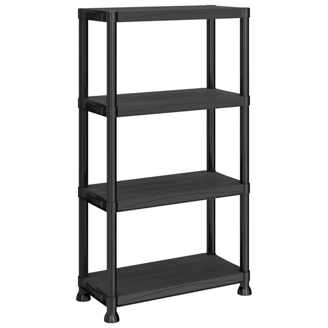songmics-kellerregal-4-ebenen-60-x-30-x-133-5-cm-kunststoff-bis-80-kg image 1