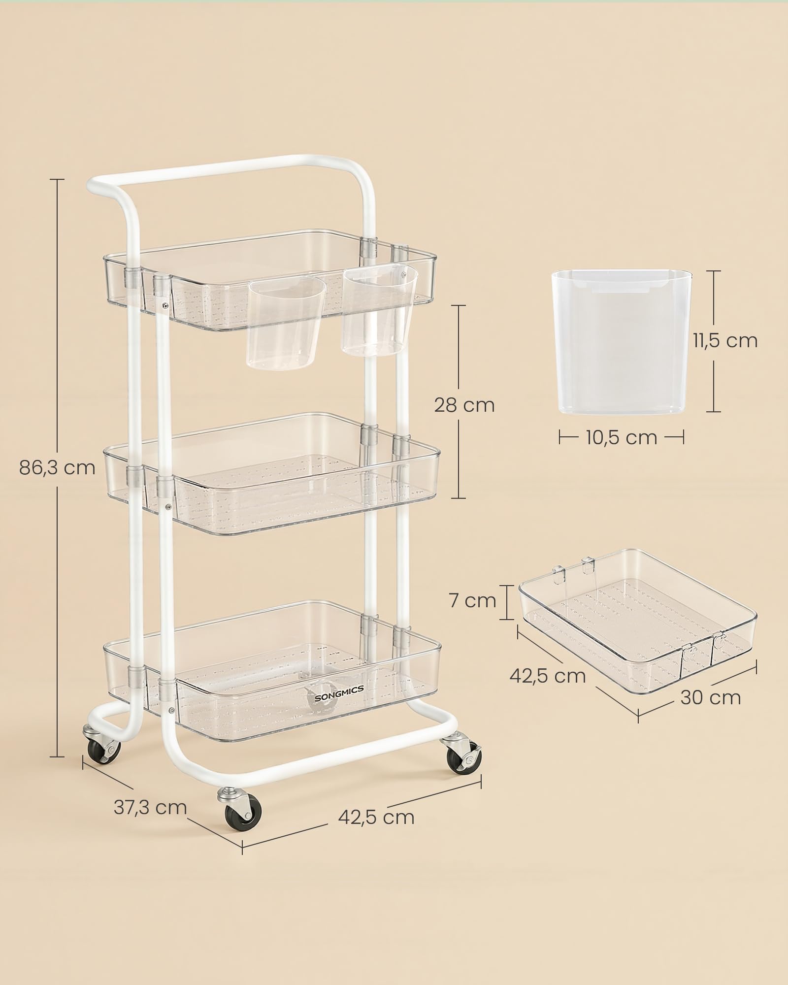 songmics-rollwagen-3-ebenen-bsc067w03-k-chenwagen-wei-transparent image 5