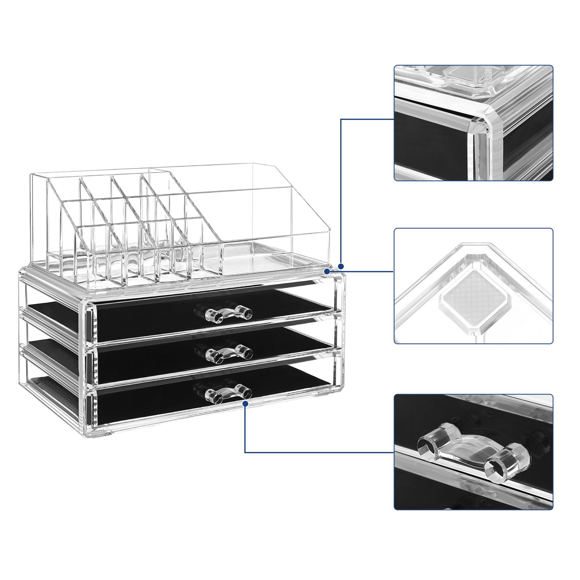 songmics-make-up-organizer-transparent-mit-3-schubladen-15-f-chern image 7