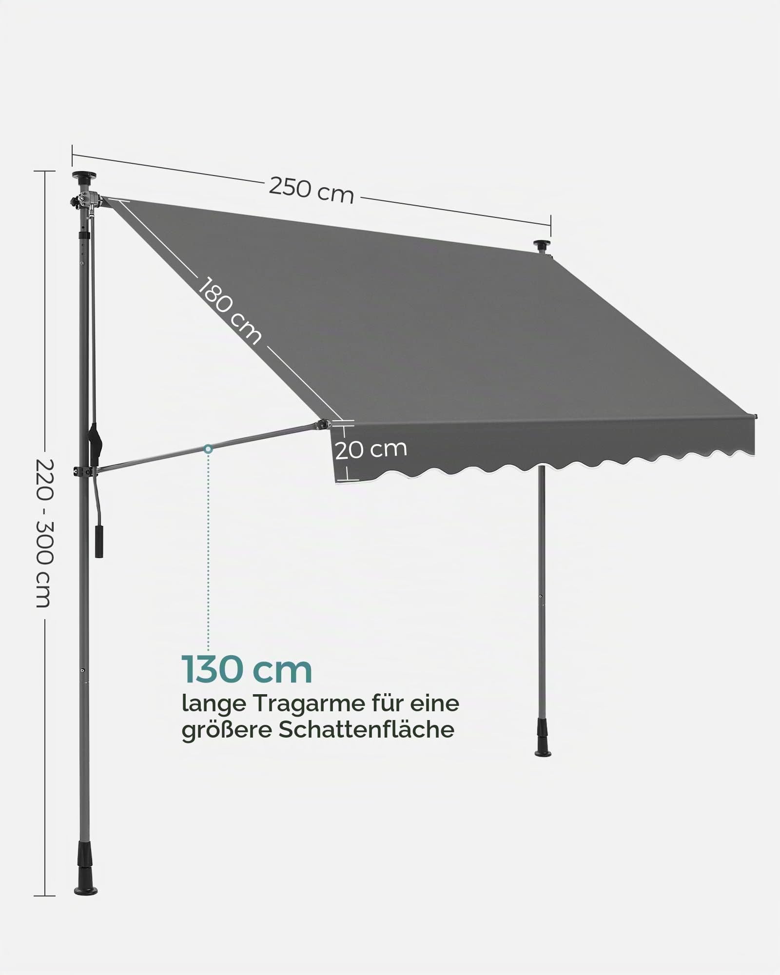 songmics-gsa253g02-klemmmarkise-250-x-130-cm-anthrazit image 2