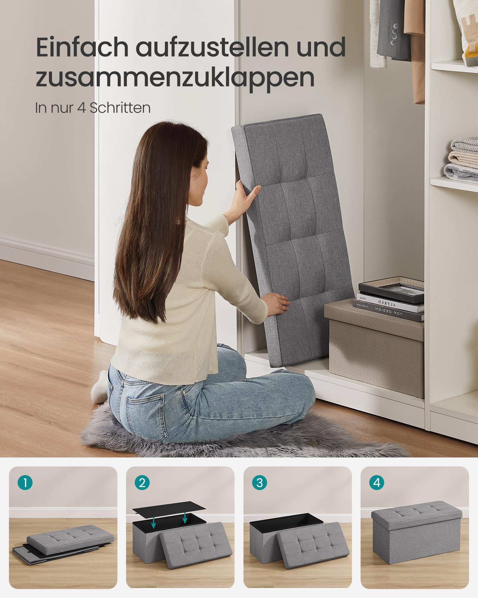 songmics-sitzhocker-mit-stauraum-lsf47g-76-x-38-x-38-cm-89-l-bis-300-kg-aschgrau image 7
