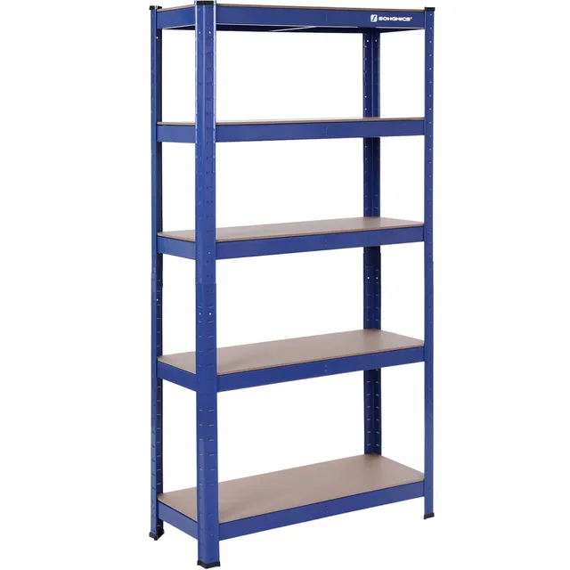 songmics-schwerlastregal-2er-set-150-cm-glr60q-blau image 1
