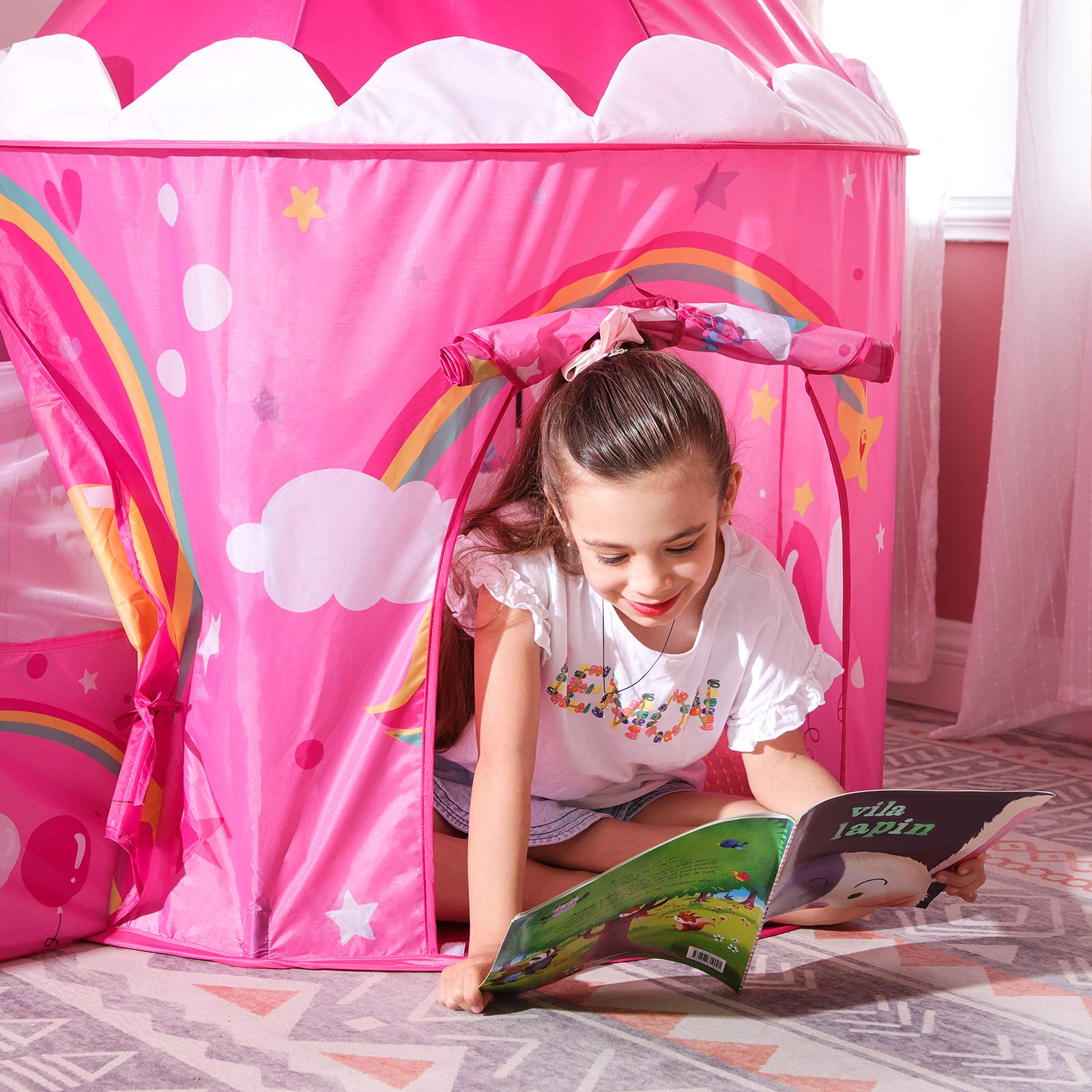 songmics-spielzelt-lpt701p01-3-in-1-pop-up-mit-tunnel-und-b-llebad-pink-einhorn image 5