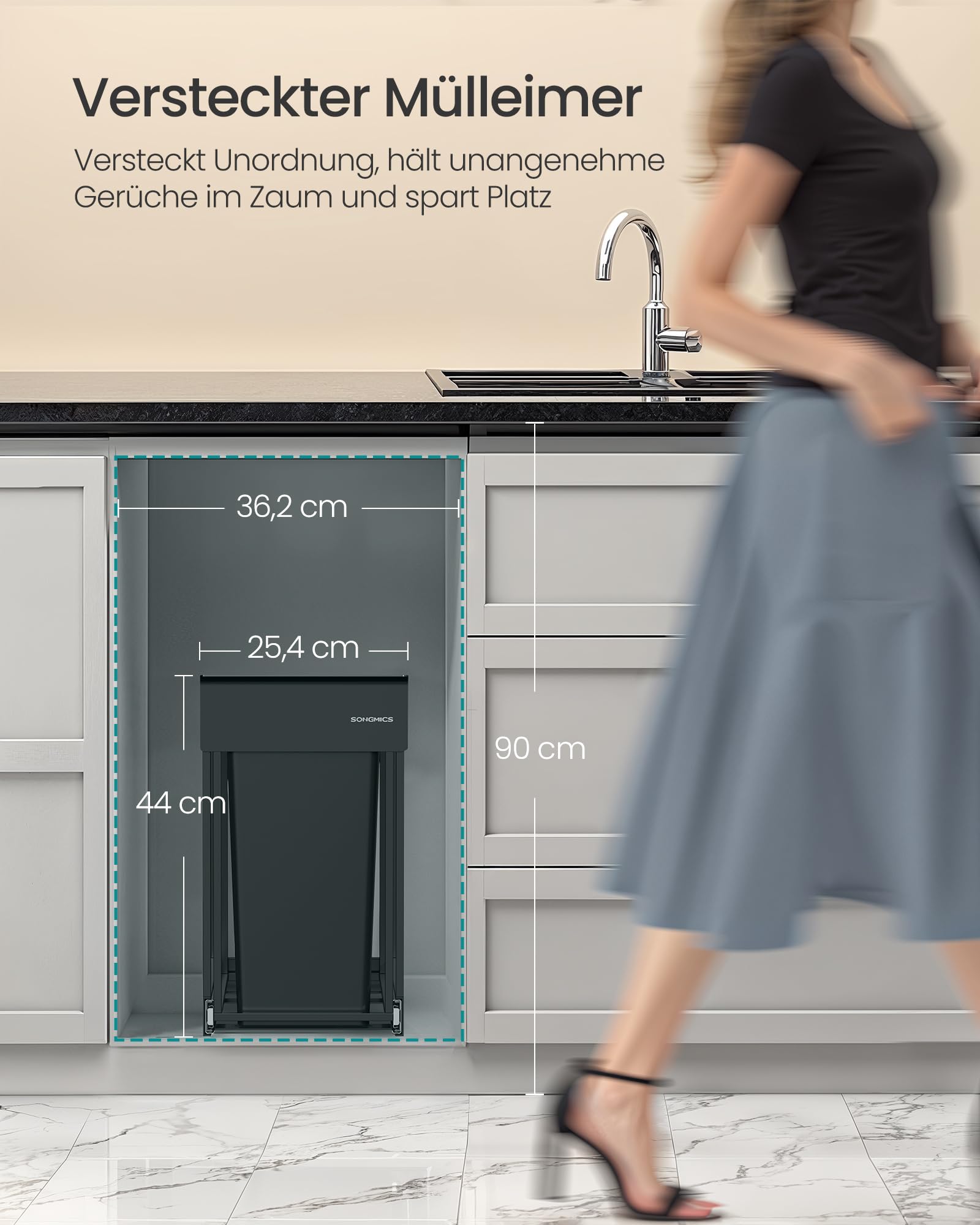 songmics-ltb950b01-unterschrank-m-lleimer-2x15-l-ausziehbar-tintenschwarz image 3