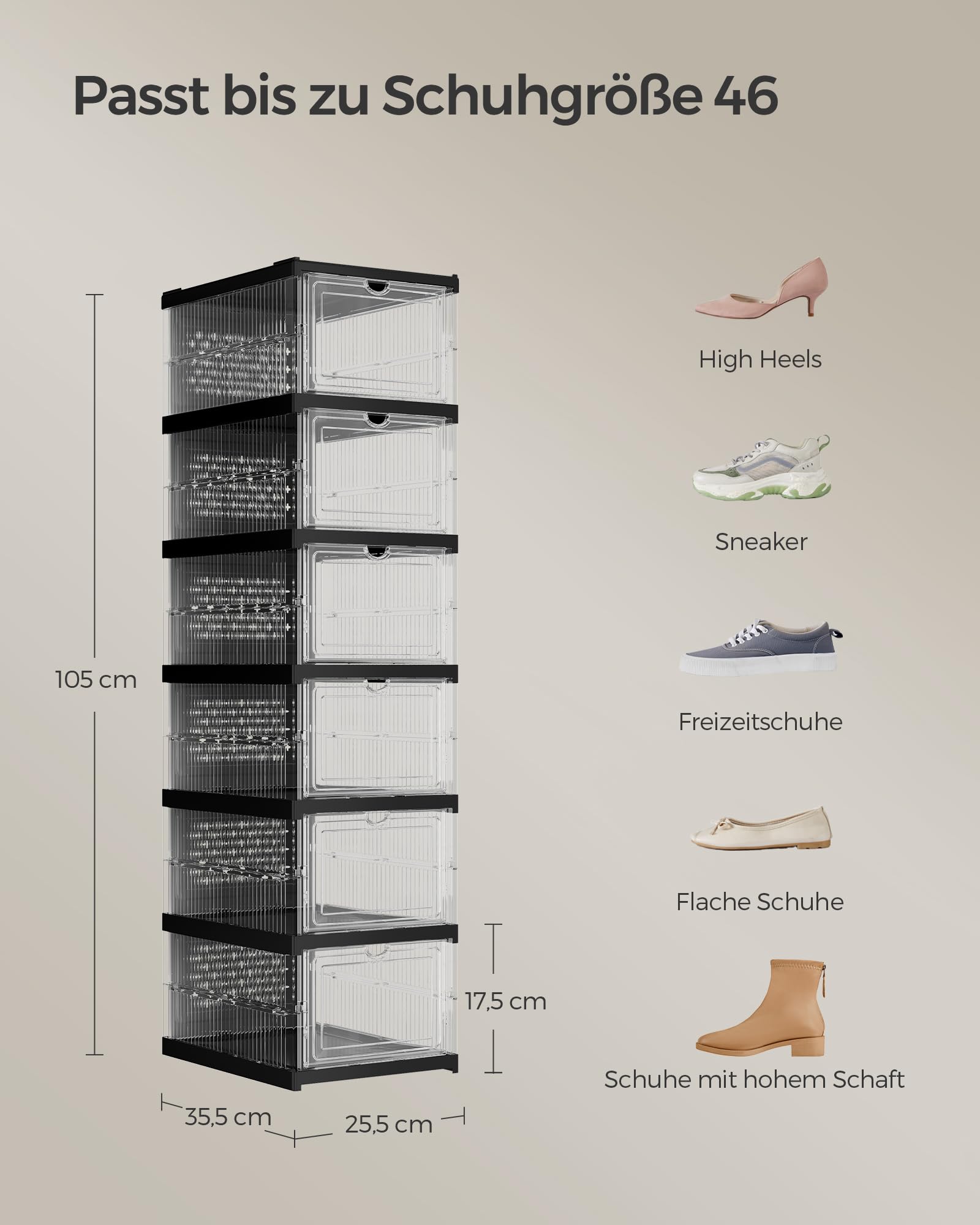 songmics-lsp205b01-schuhschrank-mit-6-boxen-transparent-tintenschwarz image 3