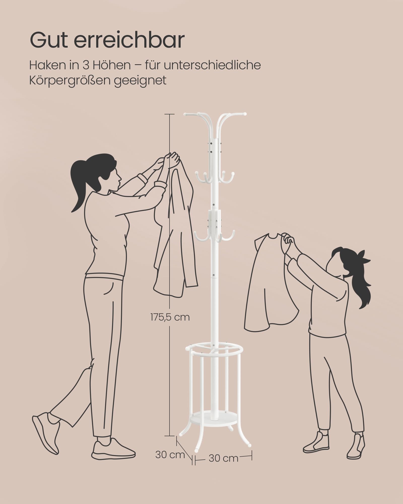 songmics-kleiderst-nder-freistehend-mit-schirmst-nder-12-haken-175-5-cm image 6