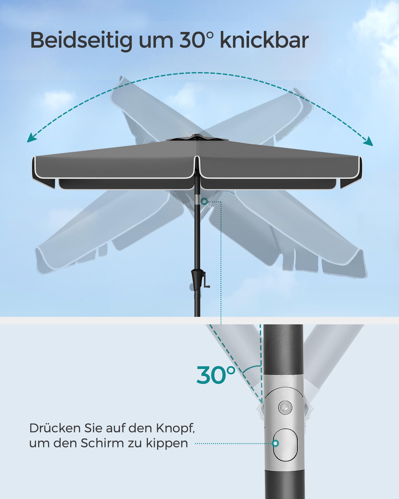 songmics-sonnenschirm-300-x-200-cm-upf-50-rechteckiger-balkonschirm-ohne-st-nder image 4