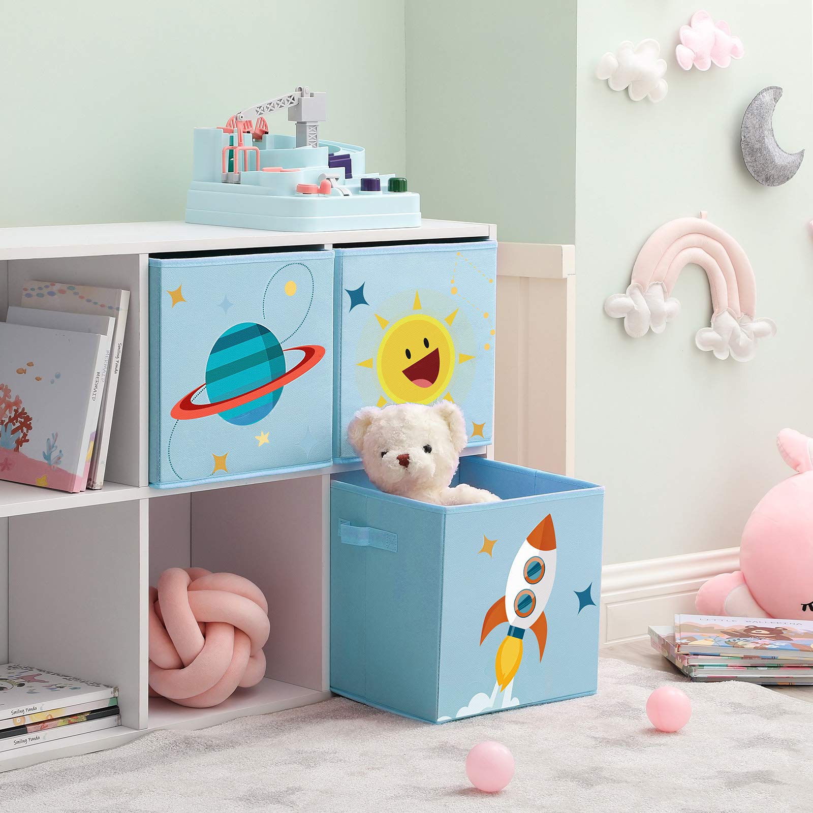songmics-aufbewahrungsbox-rfb001b03-3er-set-30x30x30-cm-weltall-blau image 2