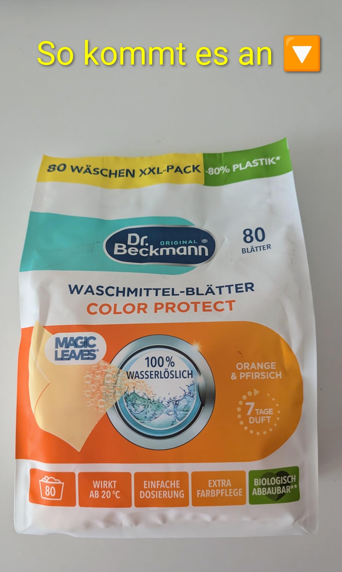 Endlich keine schwere Flasche mehr