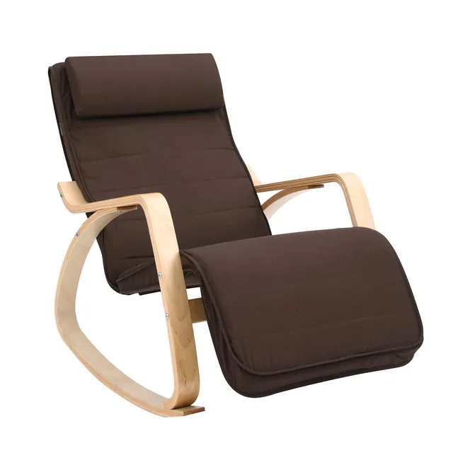 songmics-schaukelstuhl-relaxstuhl-mit-fu-st-tze-lyy10zv1-braun-bis-150-kg image 1