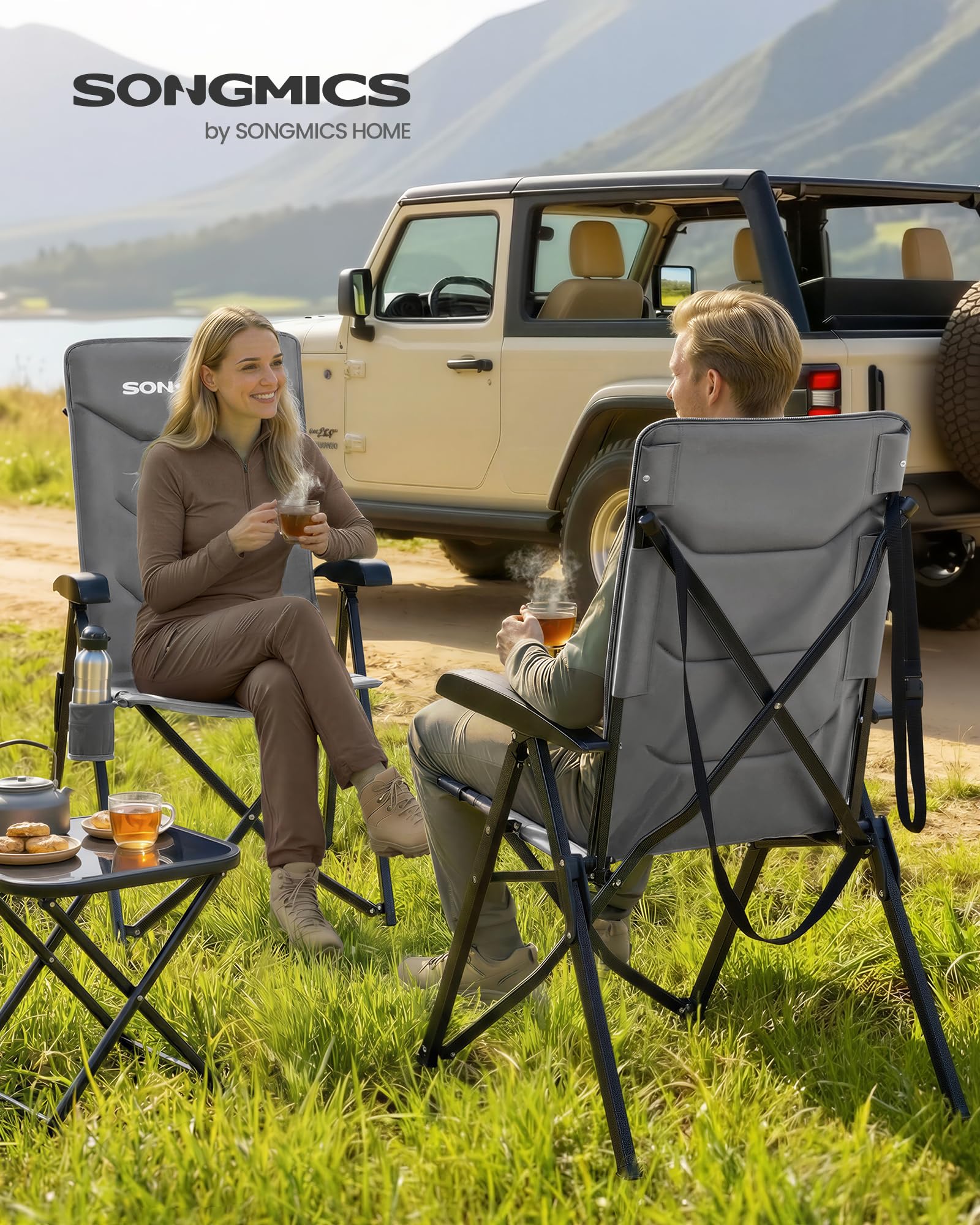 songmics-campingstuhl-faltbar-gcb015gz01-erwachsene-95-150-verstellbar-grau image 2