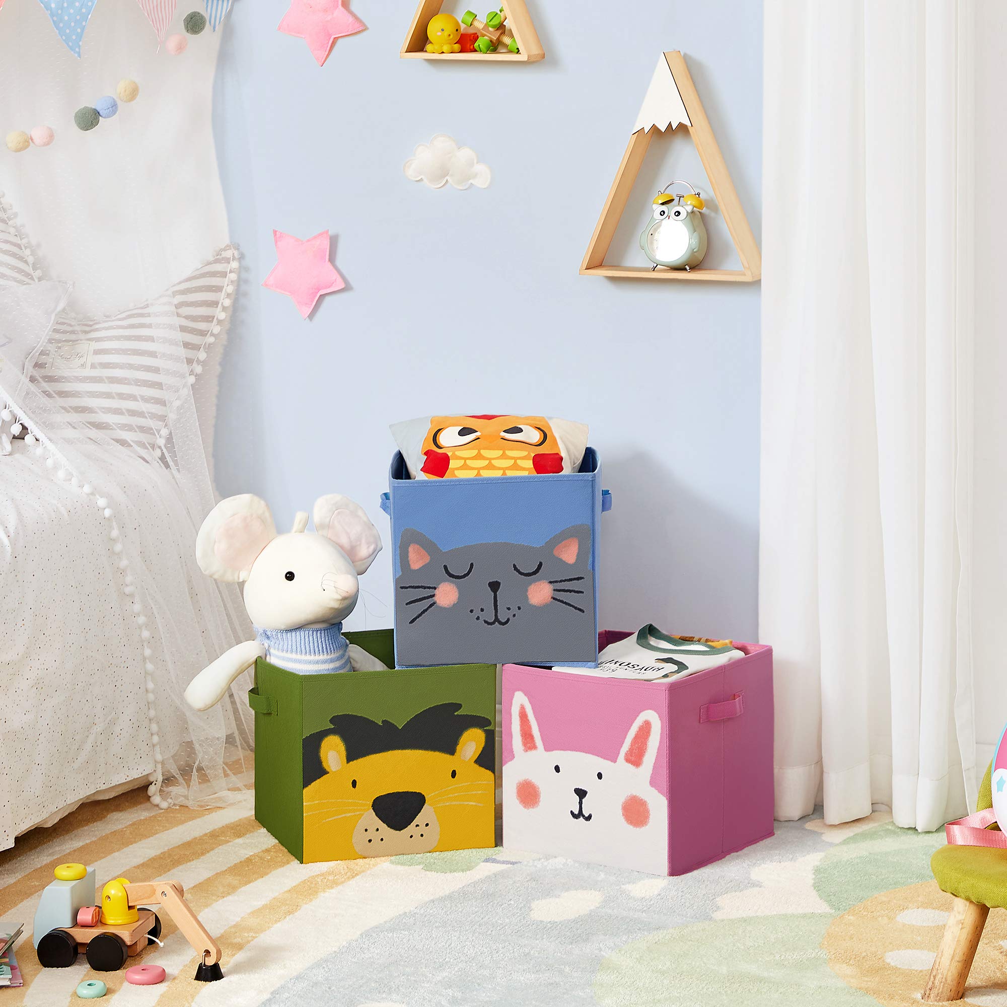 songmics-rfb075p01-faltbox-3er-set-30x30x30-cm-tier-motiv image 2