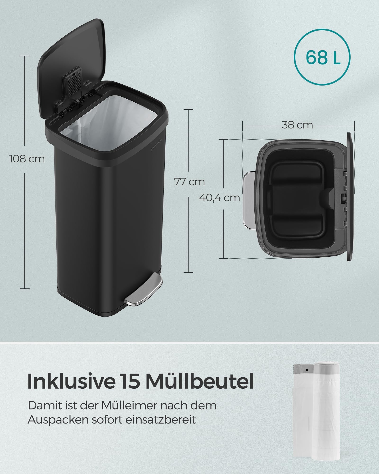 songmics-m-lleimer-k-che-68-liter-metall-tretm-lleimer-mit-softclose-deckel image 3