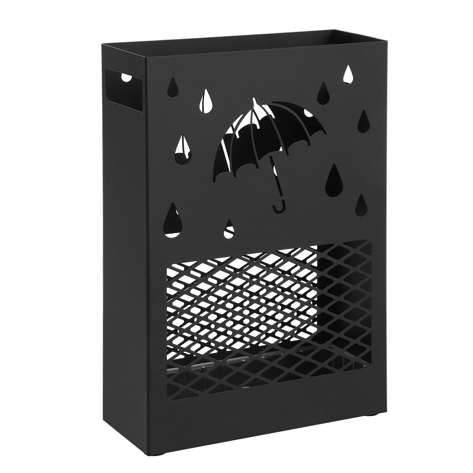 songmics-regenschirmst-nder-aus-metall-gitter-design-28-x-12-x-41-cm-anthrazit image 8