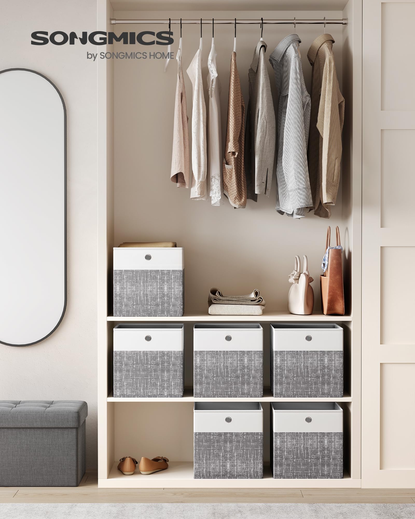 songmics-aufbewahrungsbox-rfb430gm02-6er-set-30x30x30-cm-wolkenwei-schilfgrau image 2