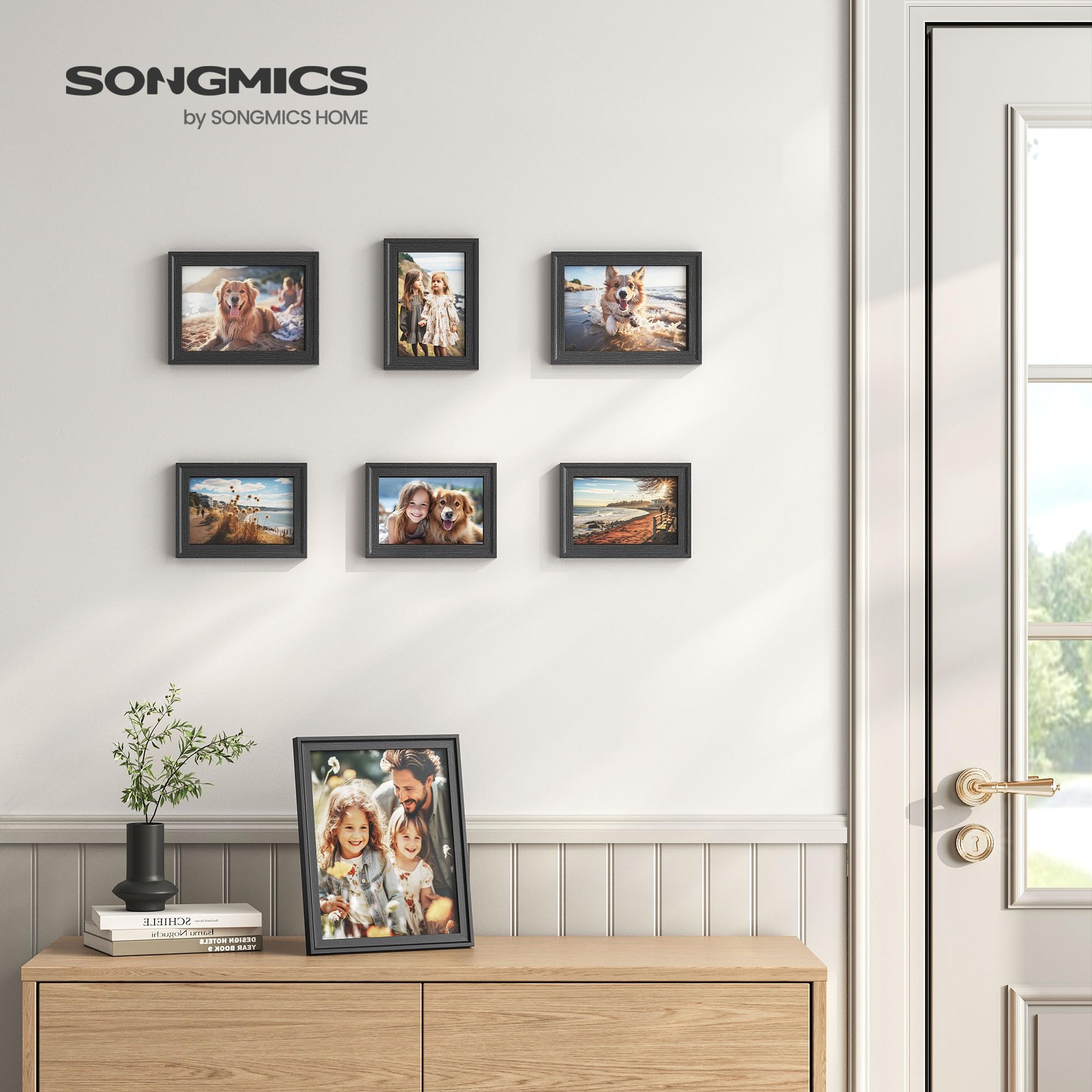 songmics-bilderrahmen-rpf047b01-7er-set-aschschwarz-mit-passepartouts image 2