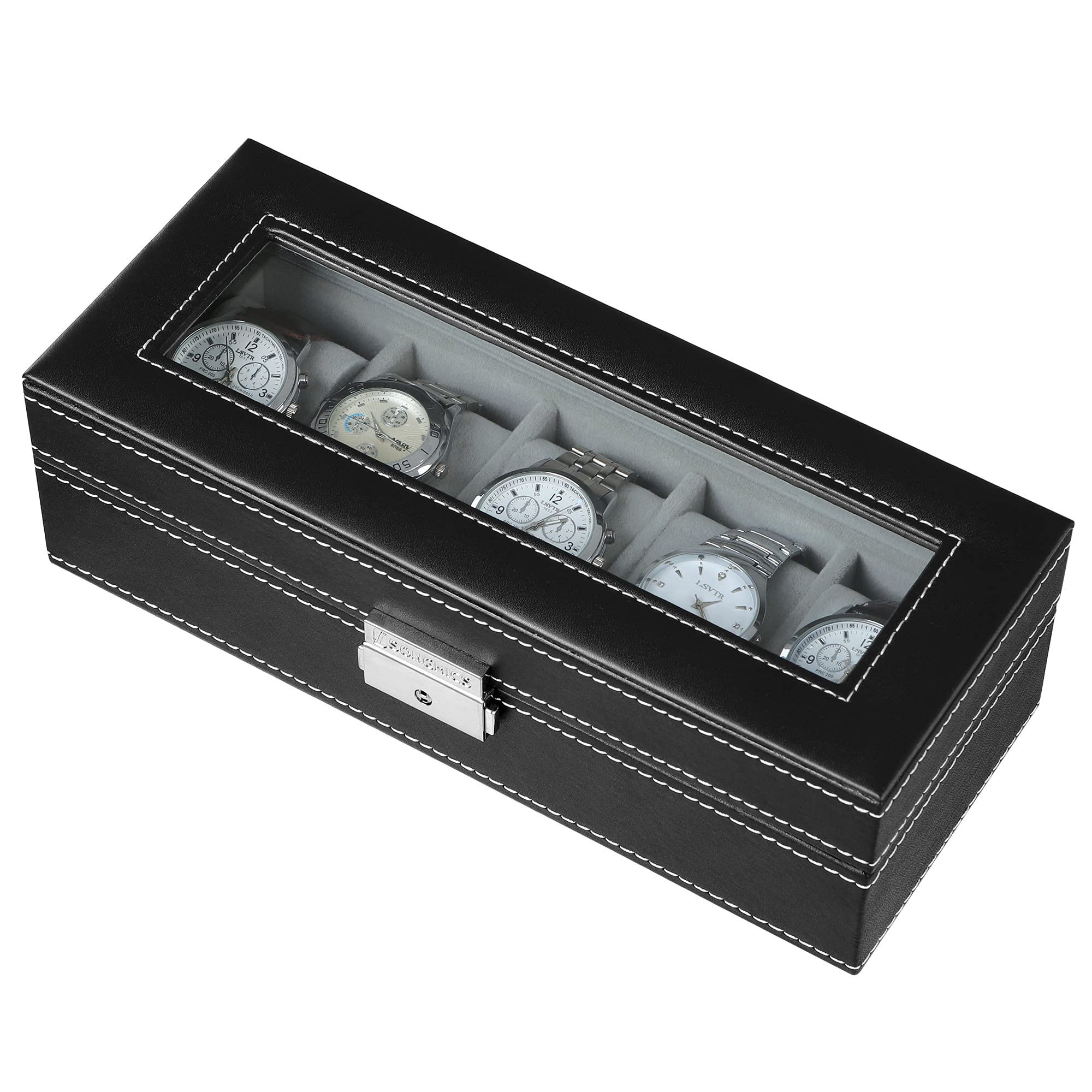 songmics-uhrenbox-5-f-cher-glasdeckel-jwb05b image 6