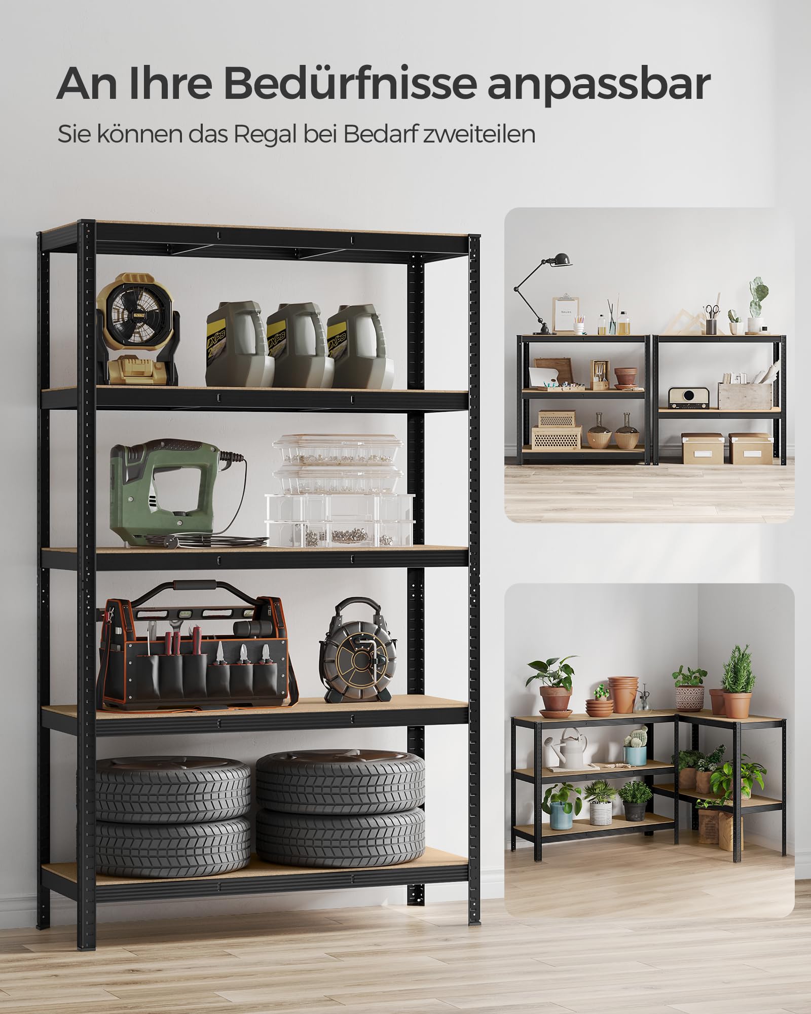 songmics-schwerlastregal-glr060b01-60-x-120-x-200-cm-5-b-den-bis-750-kg-schwarz image 7