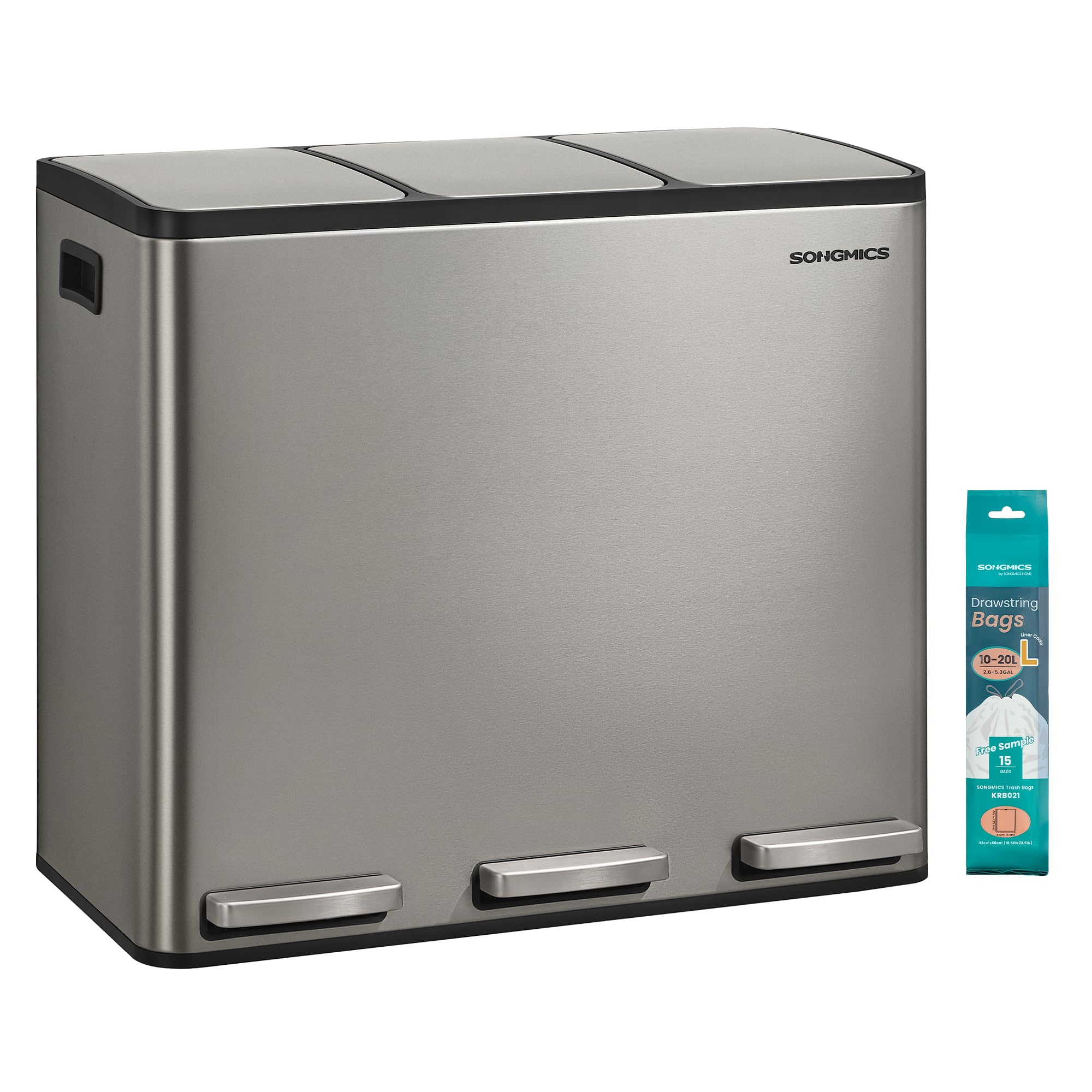 songmics-m-lleimer-k-che-3-x-18-l-edelstahl-softclose-mit-3-f-chern image 1