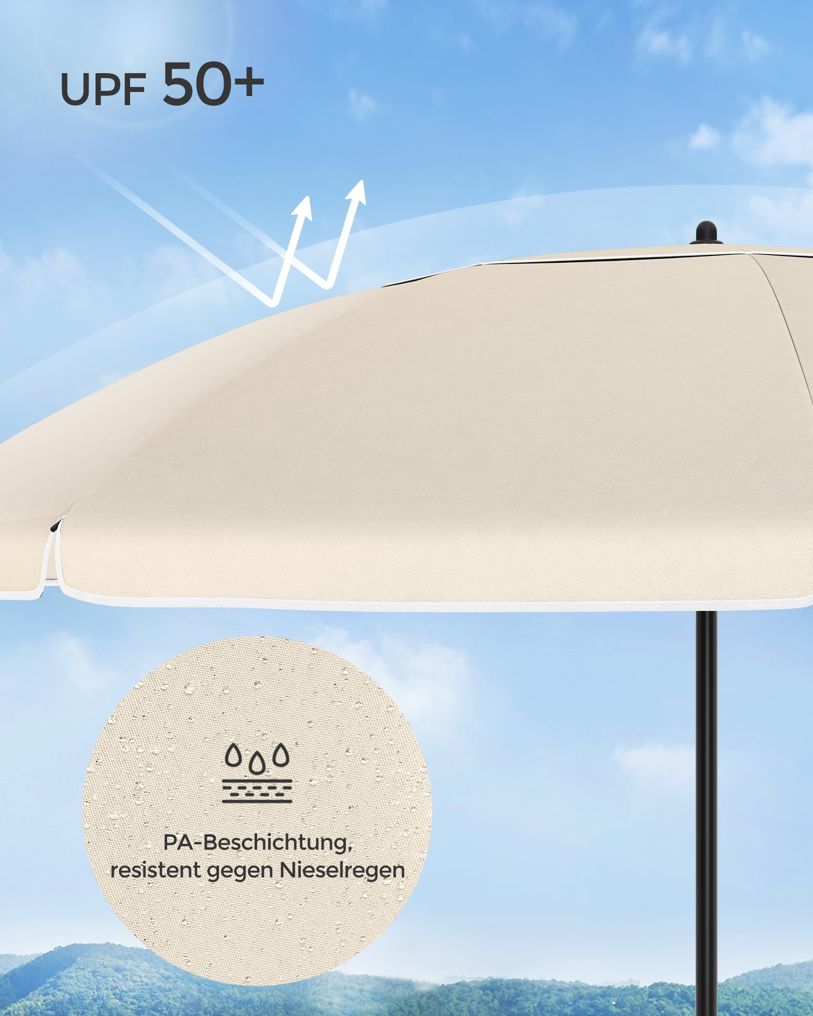 songmics-gpu65wtv1-sonnenschirm-200-cm-upf-50-knickbar-beige image 5