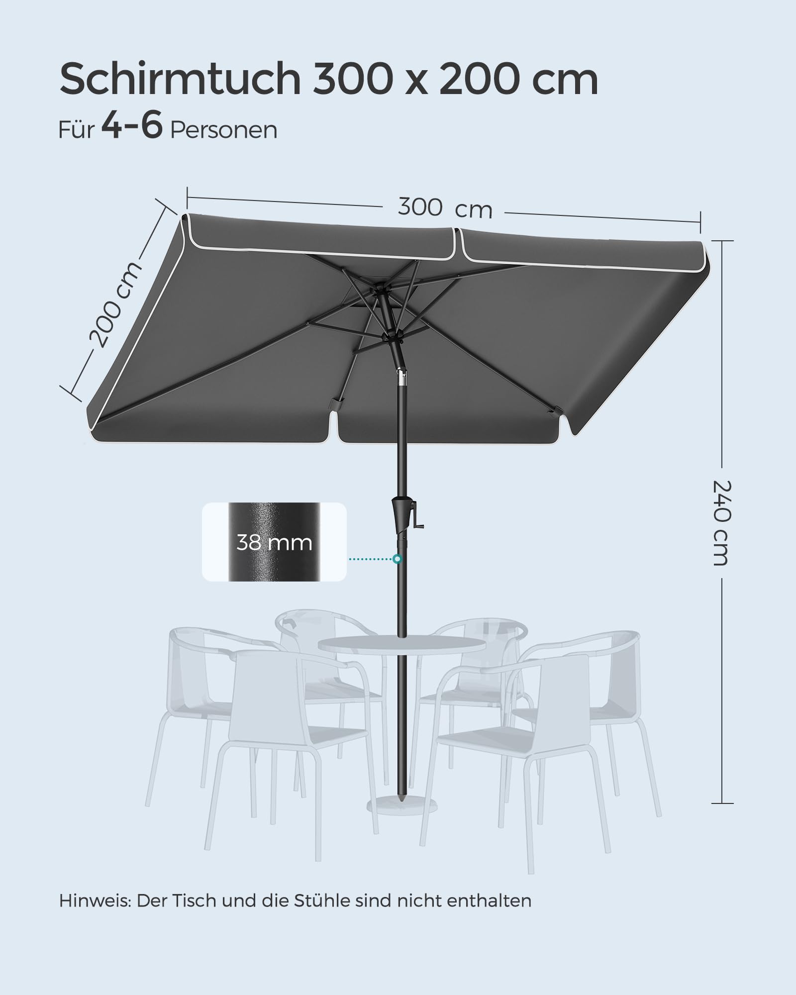 songmics-sonnenschirm-300-x-200-cm-upf-50-rechteckiger-balkonschirm-ohne-st-nder image 7