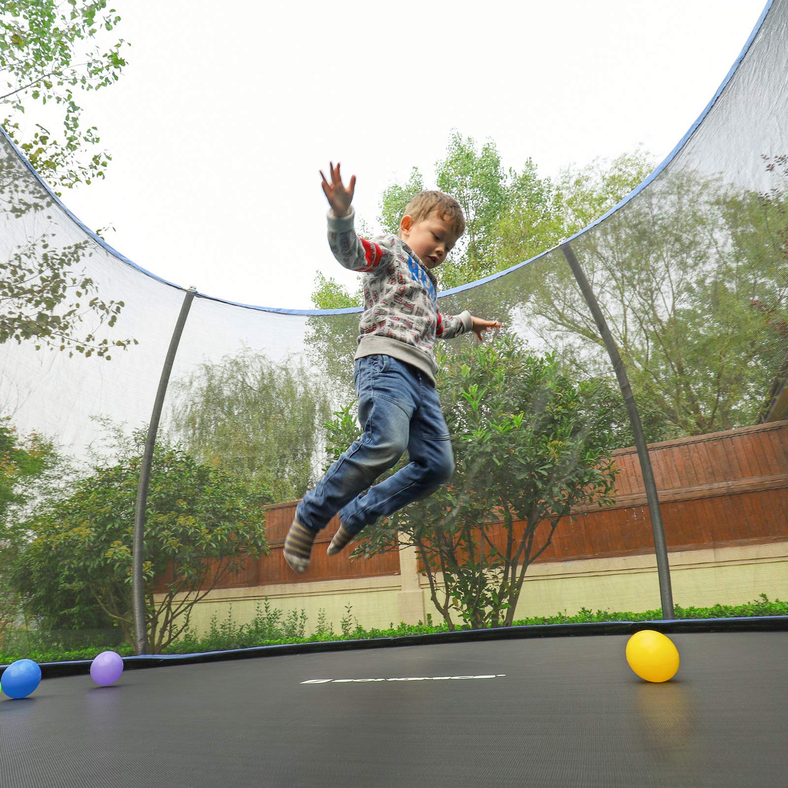 songmics-trampolin-sicherheitsnetz-ersatznetz-rund-f-r-366-cm-8-pfosten image 7