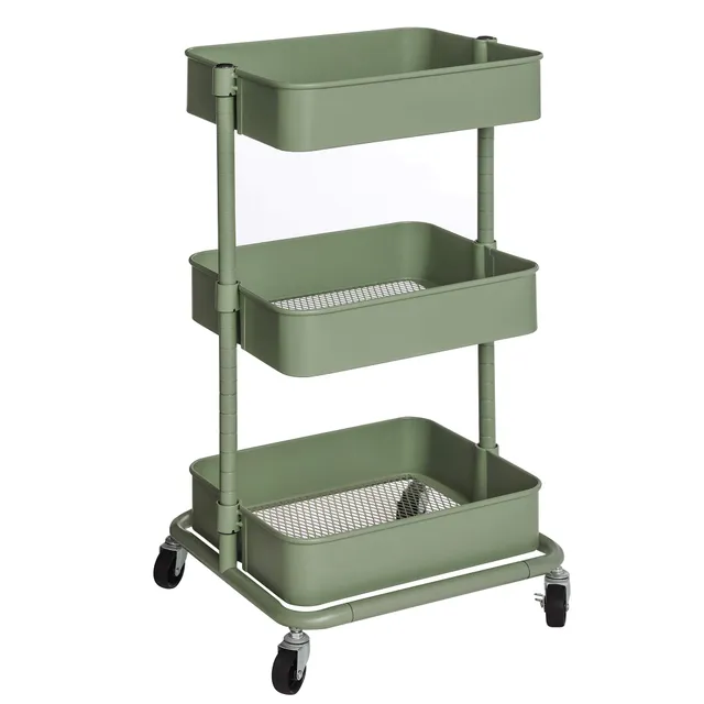 songmics-rollwagen-3-ebenen-43x35x73-5-cm-graugr-n-bsc060c01 image 1