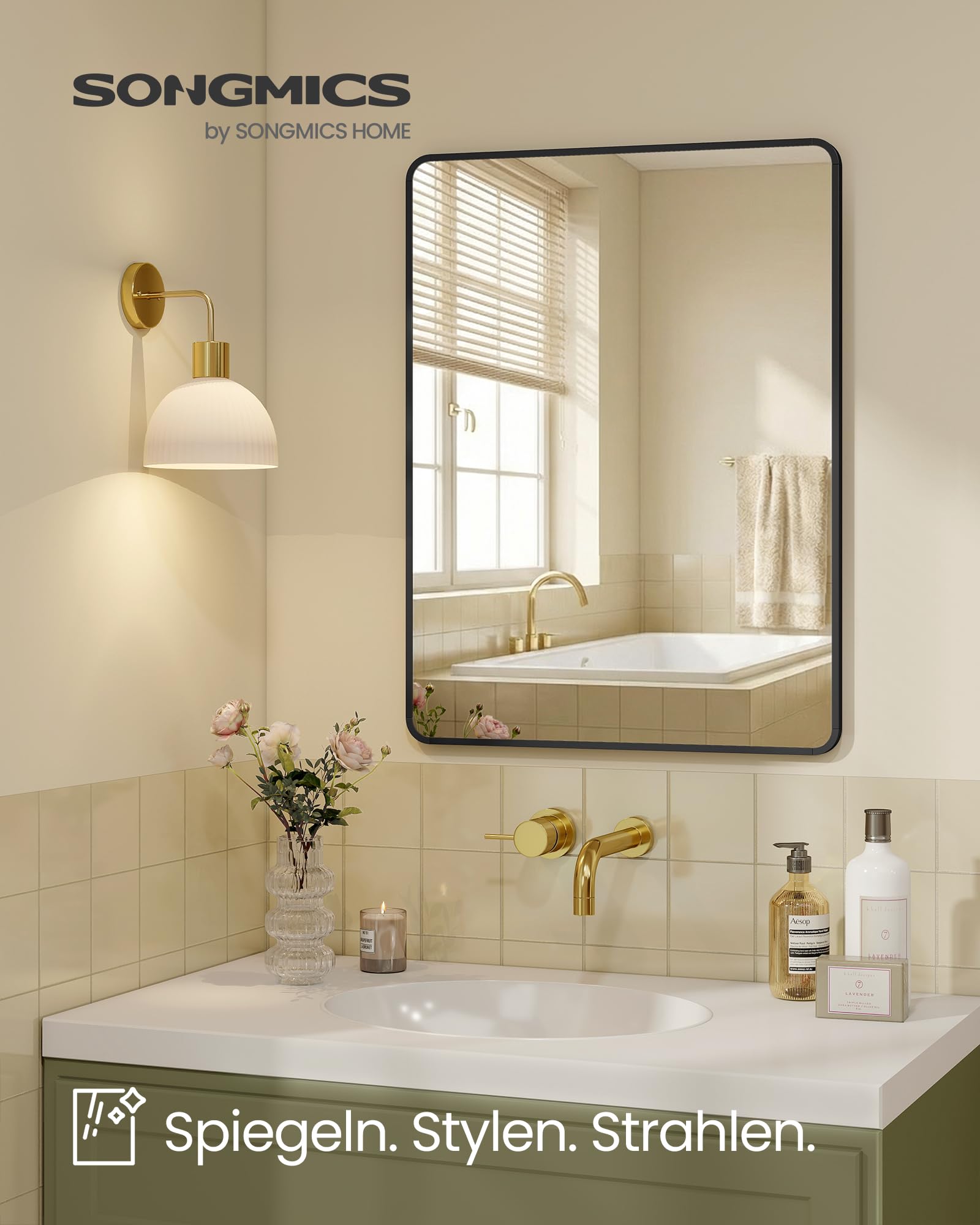 songmics-wandspiegel-rechteckig-aluminiumrahmen-81-x-61-cm image 2