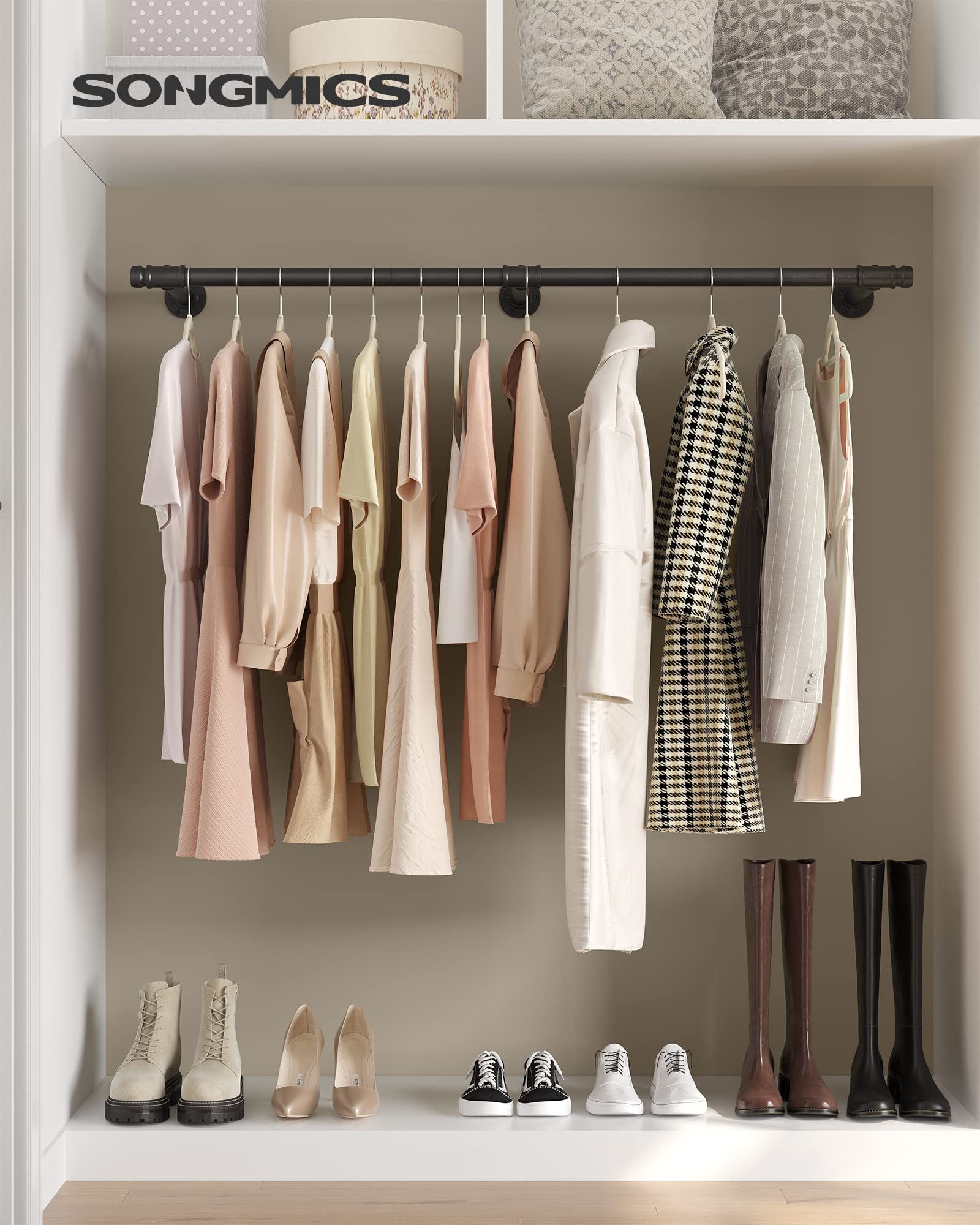 songmics-wand-kleiderstange-hsr104b01-170-cm-68-kg-schwarz image 2