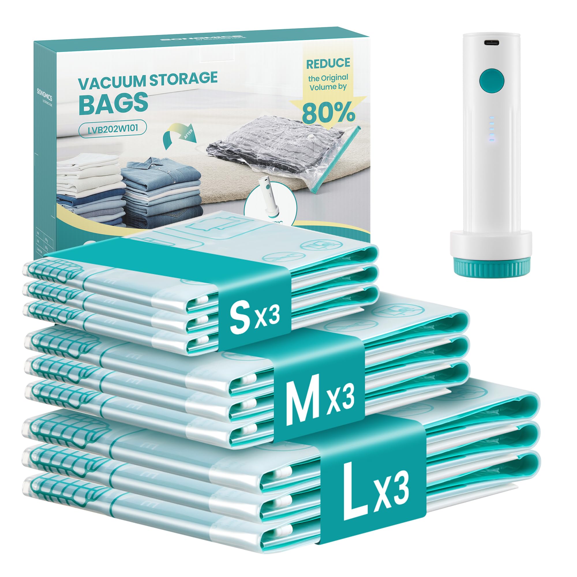songmics-vakuumbeutel-15er-set-s-m-l-j-mit-elektrischer-usb-c-pumpe image 7
