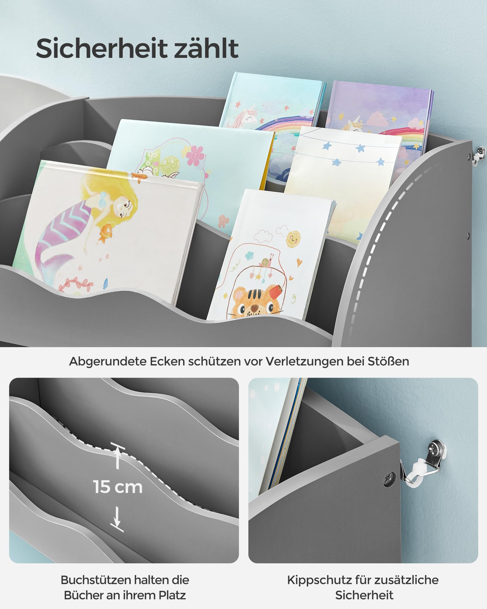 songmics-kinder-b-cherregal-spielzeugregal-mit-2-boxen image 5