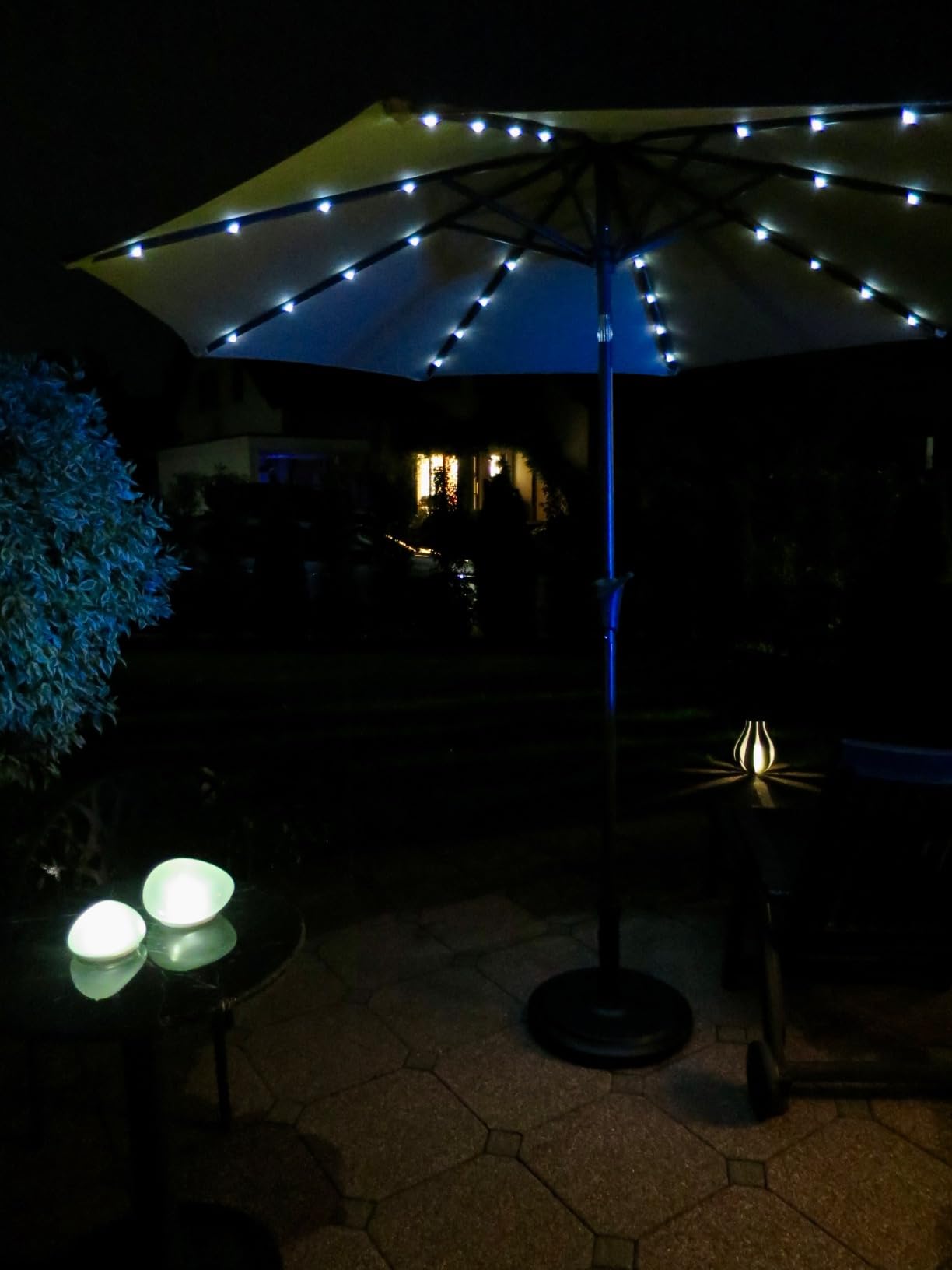 Eine LED-Leiste flackert