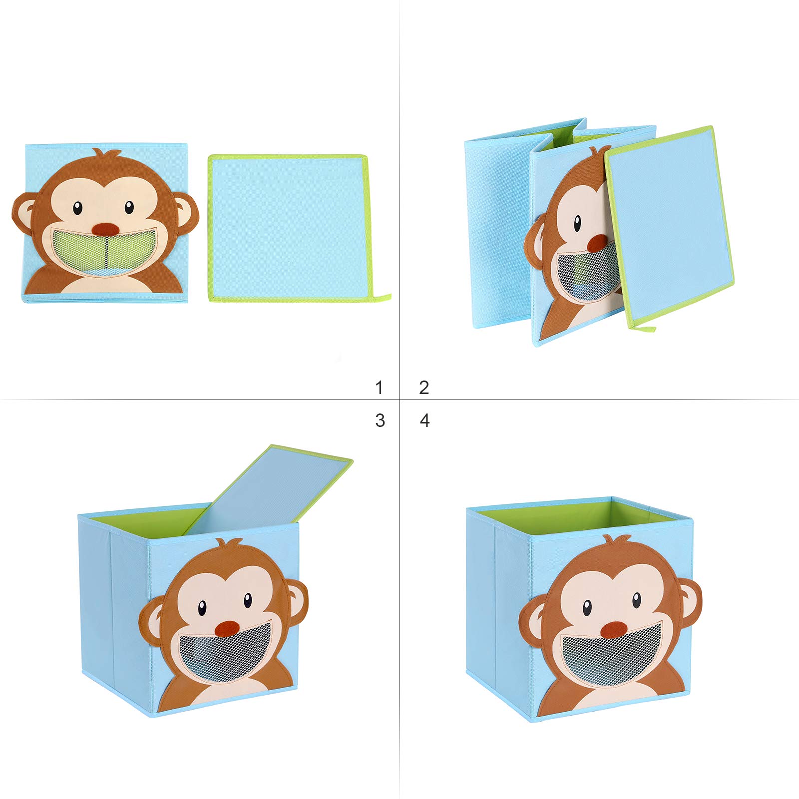 songmics-aufbewahrungsbox-kinder-3er-set-27x27x27-cm-tiermotive image 6