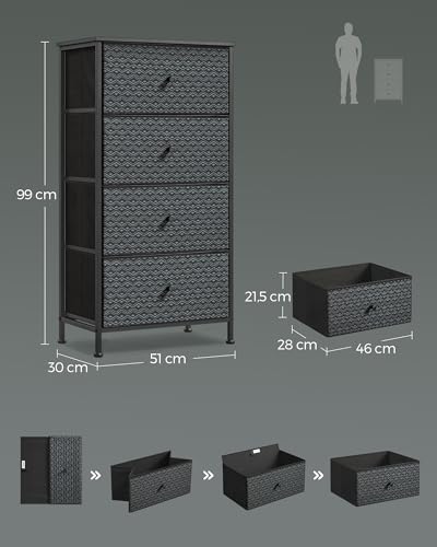 songmics-kommode-mit-4-stoffschubladen-30-x-51-x-99-cm-ebenholzschwarz-lts114b01 image 8