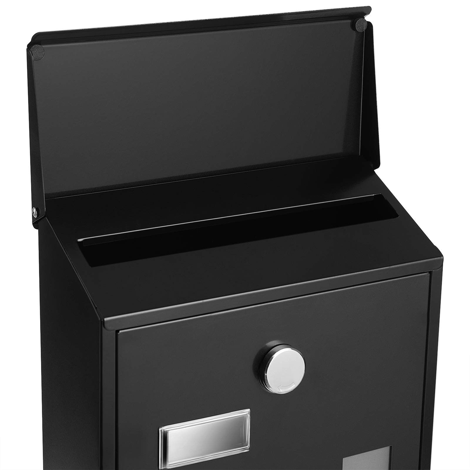 songmics-wandbriefkasten-gmb031b02-briefkasten-mit-sichtfenster-und-schloss-schw image 6
