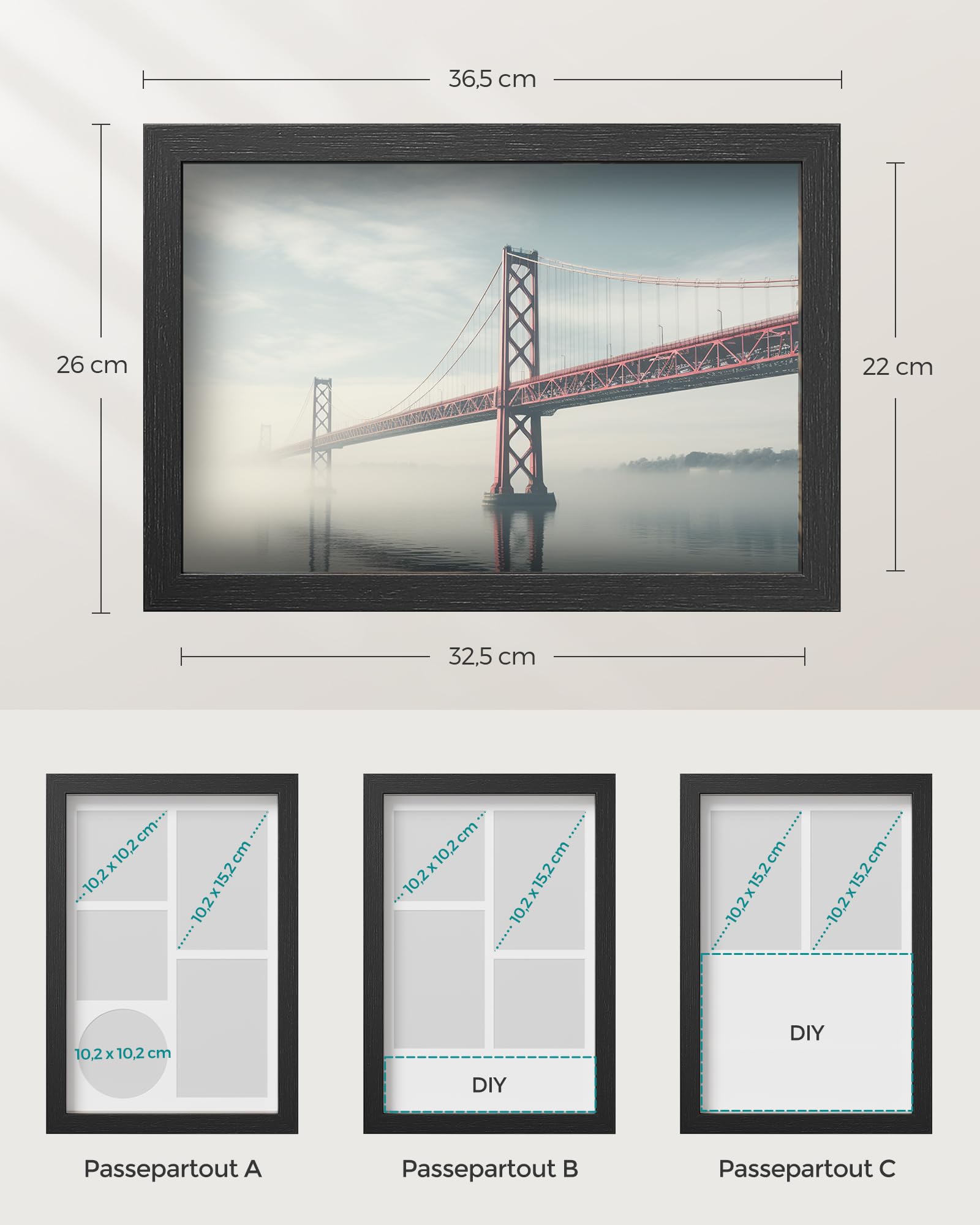 songmics-bilderrahmen-2er-set-rpf019b02-collage-36-5-x-26-x-4-cm-aschschwarz image 6