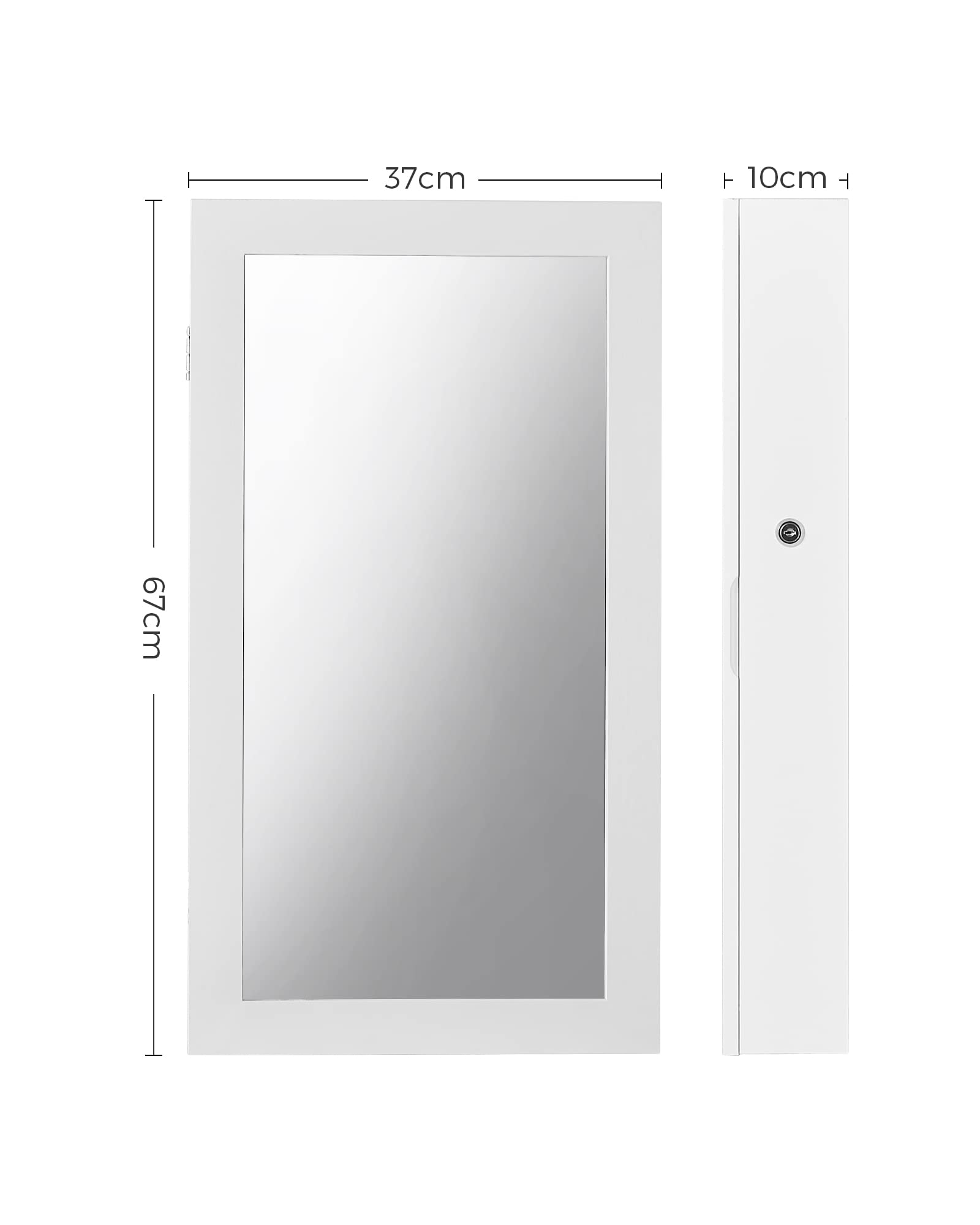 songmics-schmuckschrank-jbc51w-spiegelschrank-wei-schwarz image 6