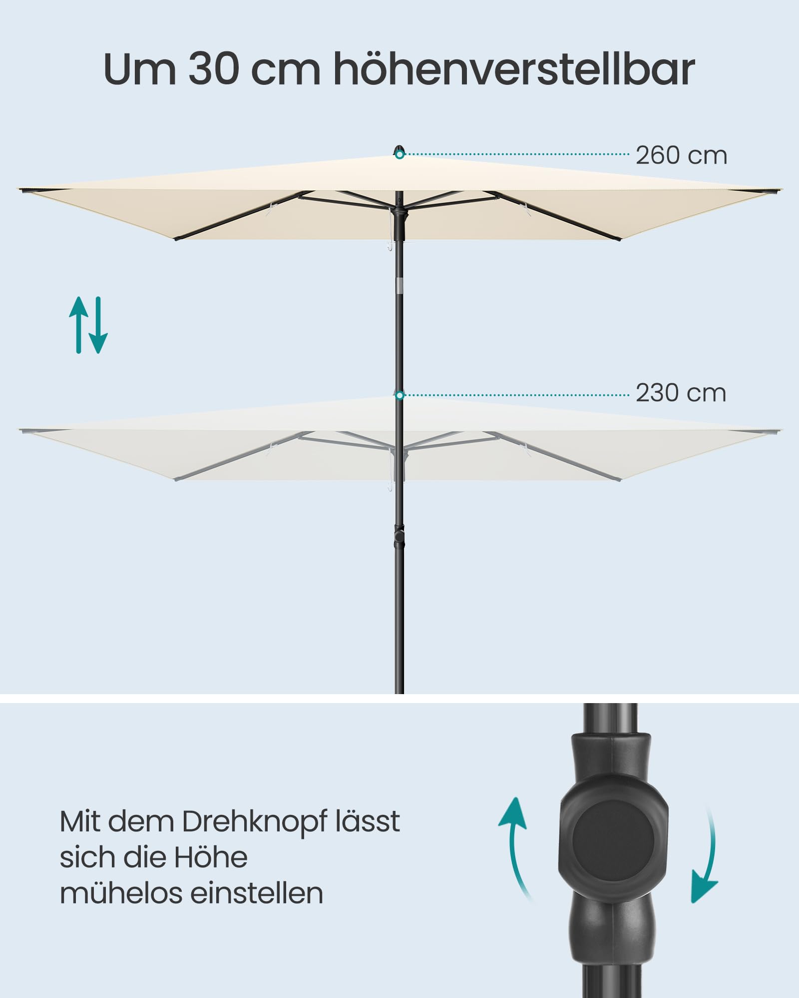 songmics-balkon-sonnenschirm-232-x-149-cm-upf-50 image 7